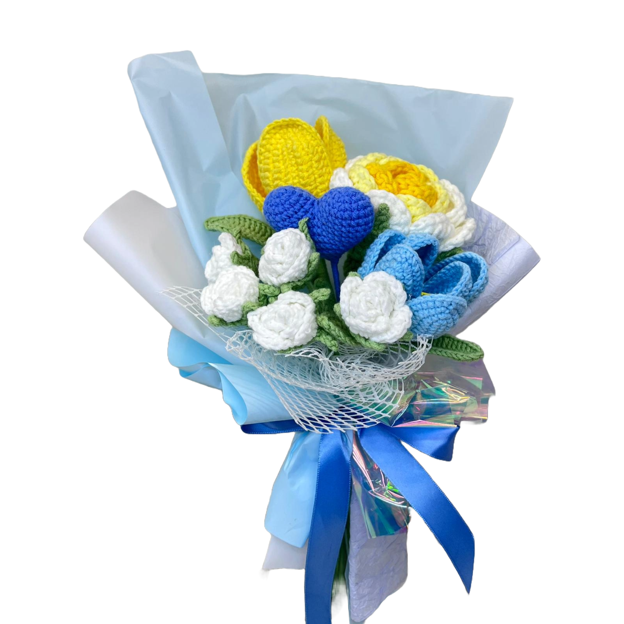 Elegant Crochet Flower Bouquet - Delightful Dreams II