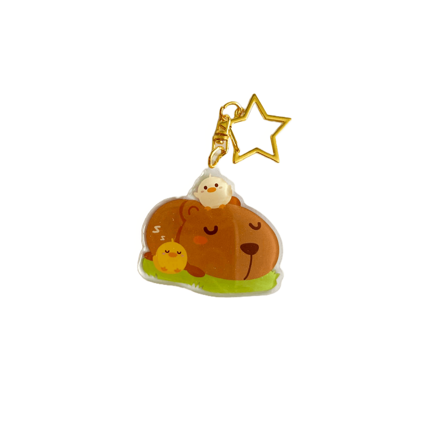 Acrylic Keychain - Capybara Napping - KLOSH