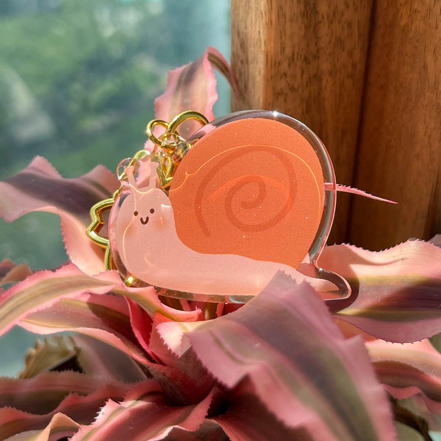 Acrylic Keychain - Garden Snail - KLOSH