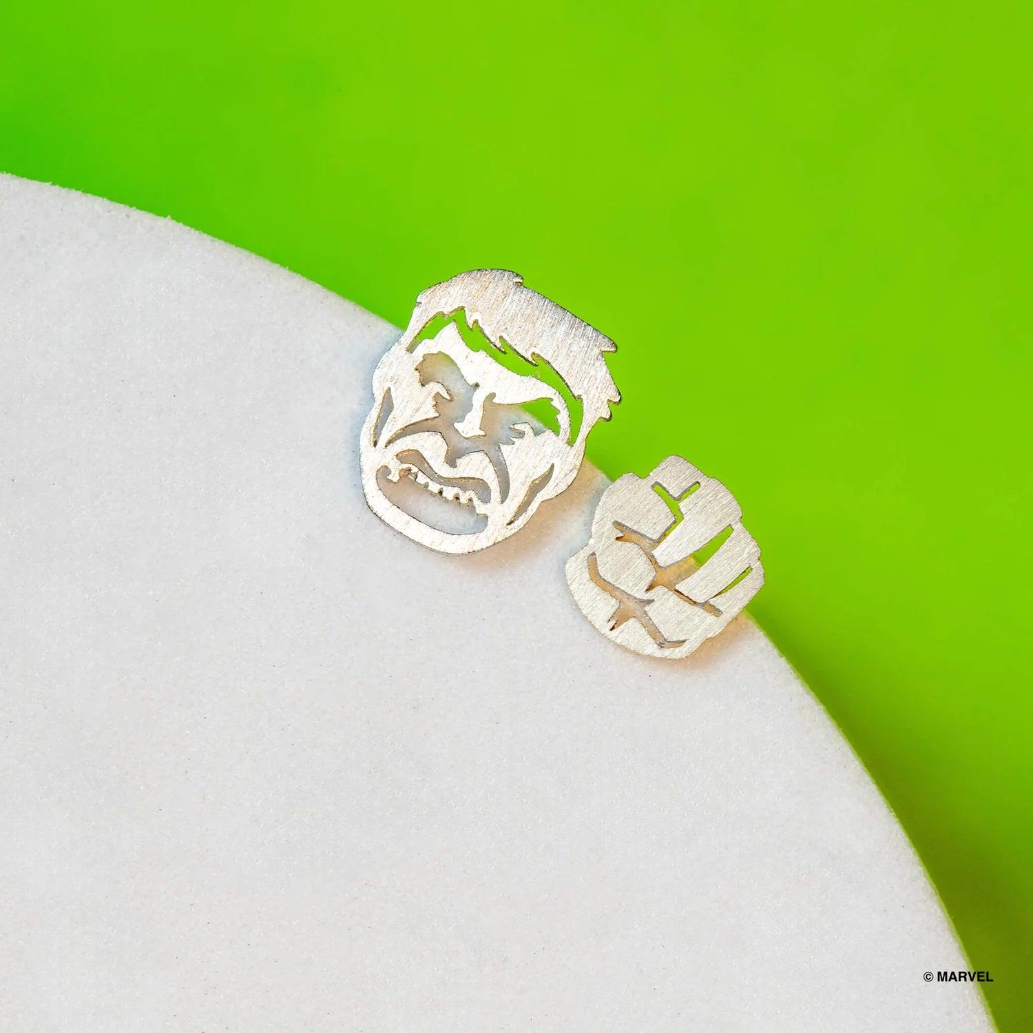 Marvel Earring - Hulk & Smash Fist Silver - KLOSH