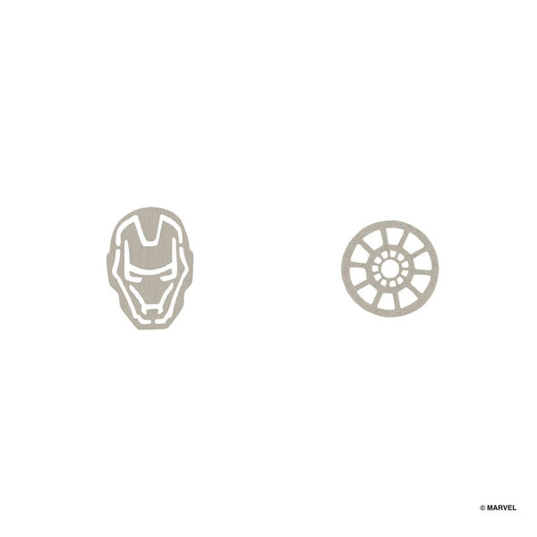 Marvey Earring - Iron Man & Arc Reactor Silver - KLOSH
