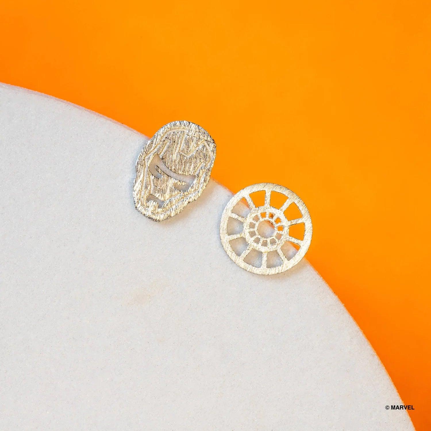 Marvey Earring - Iron Man & Arc Reactor Silver - KLOSH