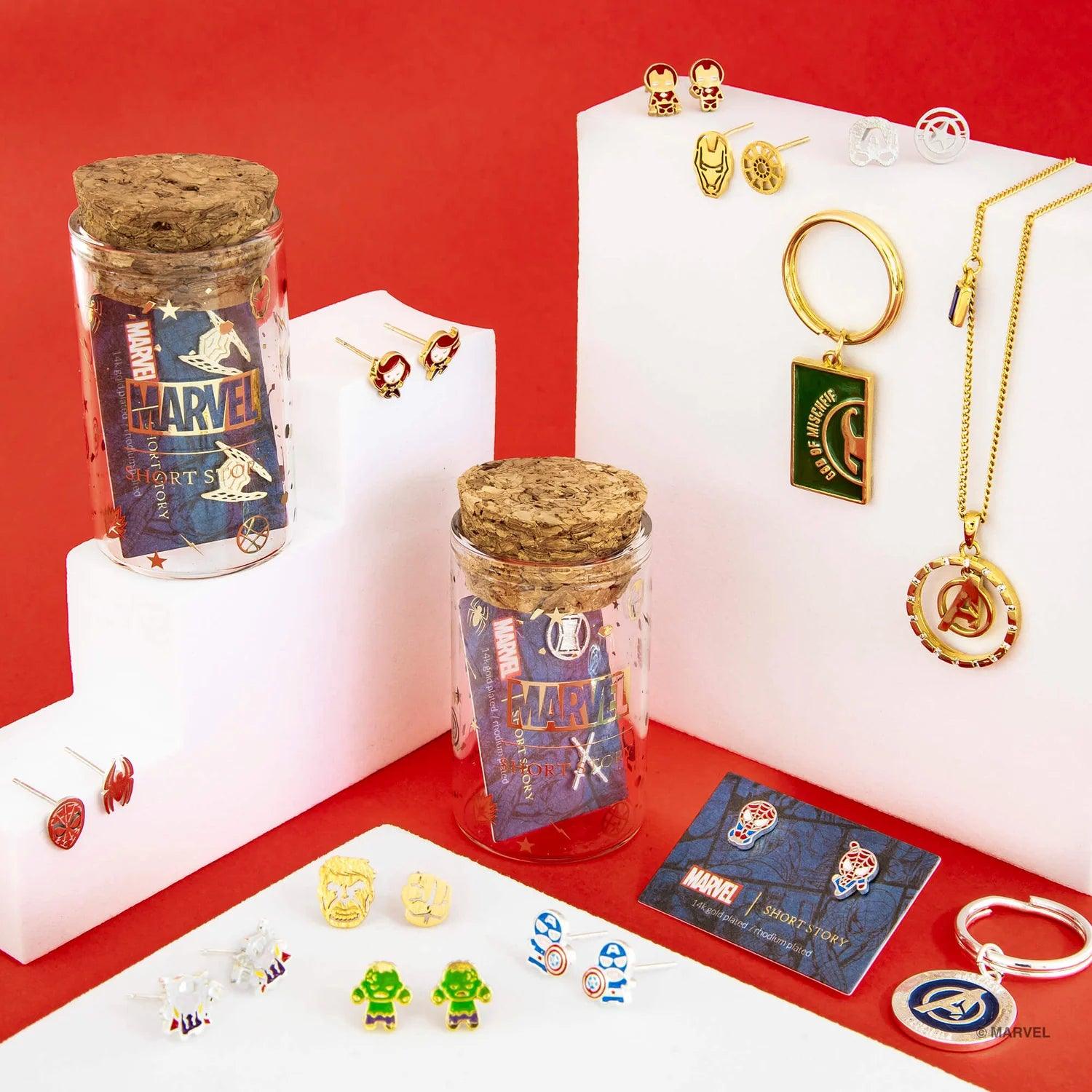 Marvey Earring - Spiderman Radioactive Spider Gold - KLOSH