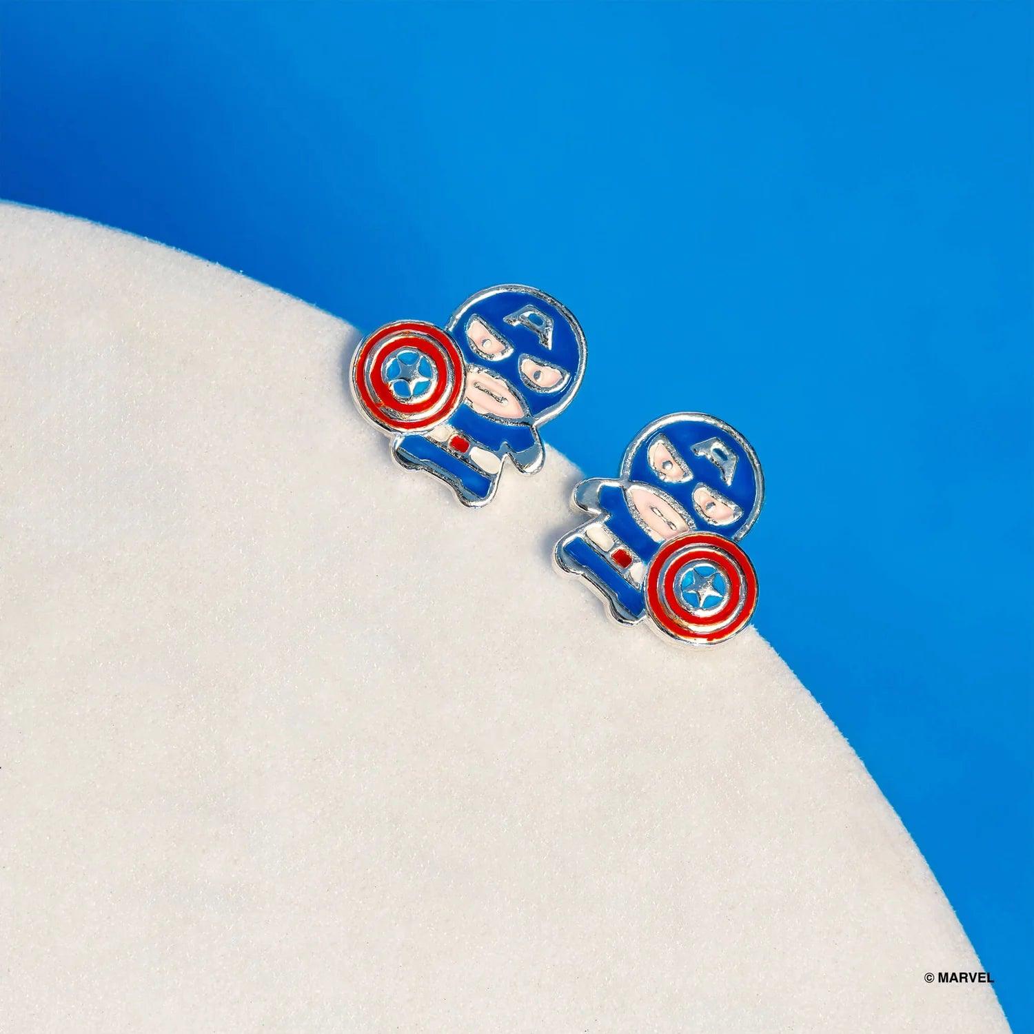 Marvey Epoxy Earring - Captain America - KLOSH