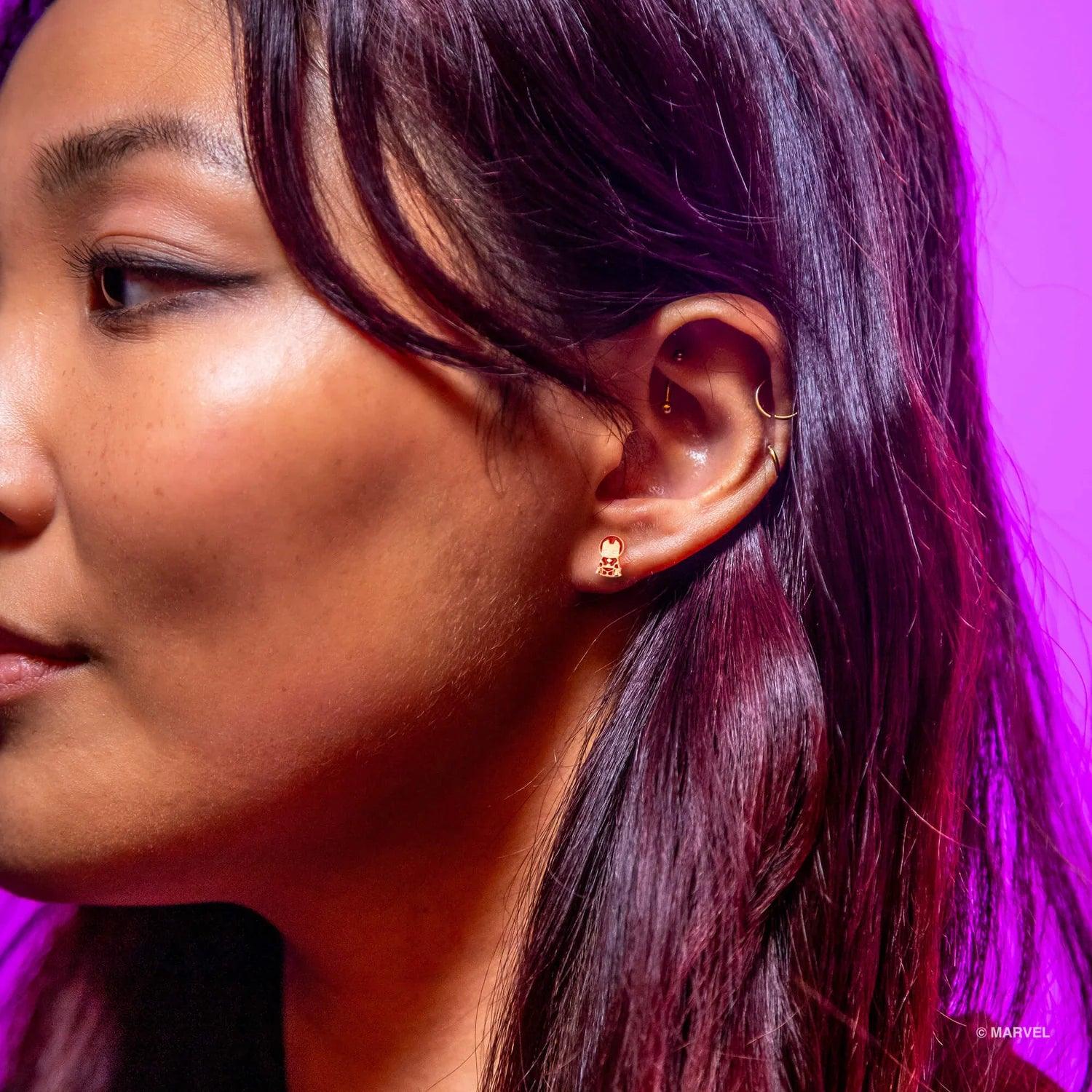 Marvey Epoxy Earring - Ironman - KLOSH