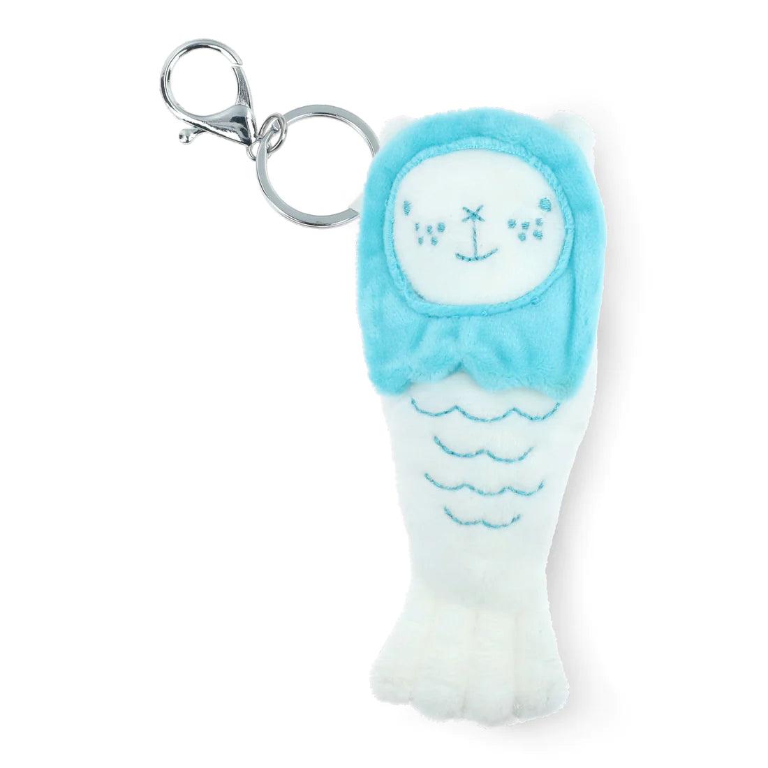 Merlion Chou Chou Mini Keychain - Blue - KLOSH