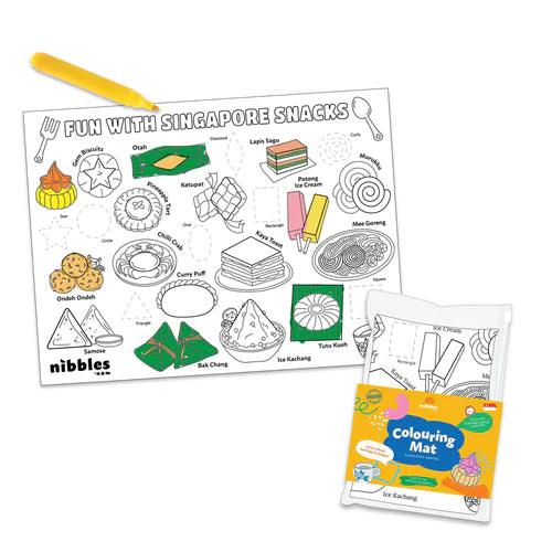 Nibbles Colouring Mat - Snacks - KLOSH