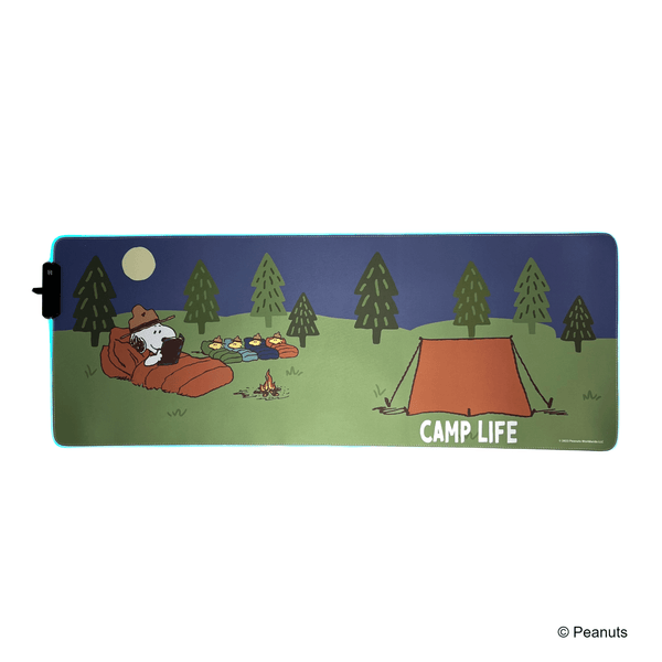 Peanuts - LED Desk Pad Camp Life - KLOSH