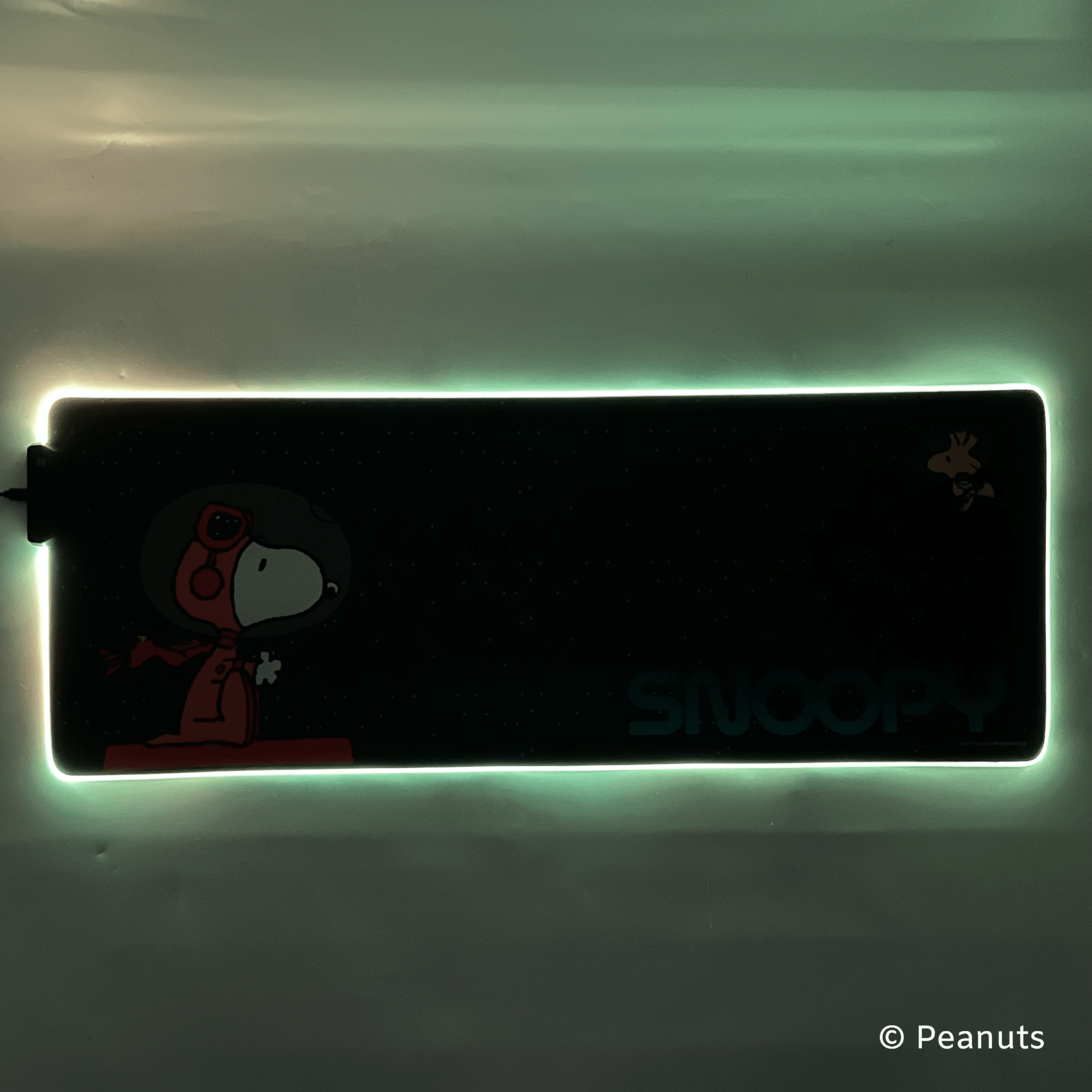 Peanuts - LED Desk Pad Flying Ace - KLOSH