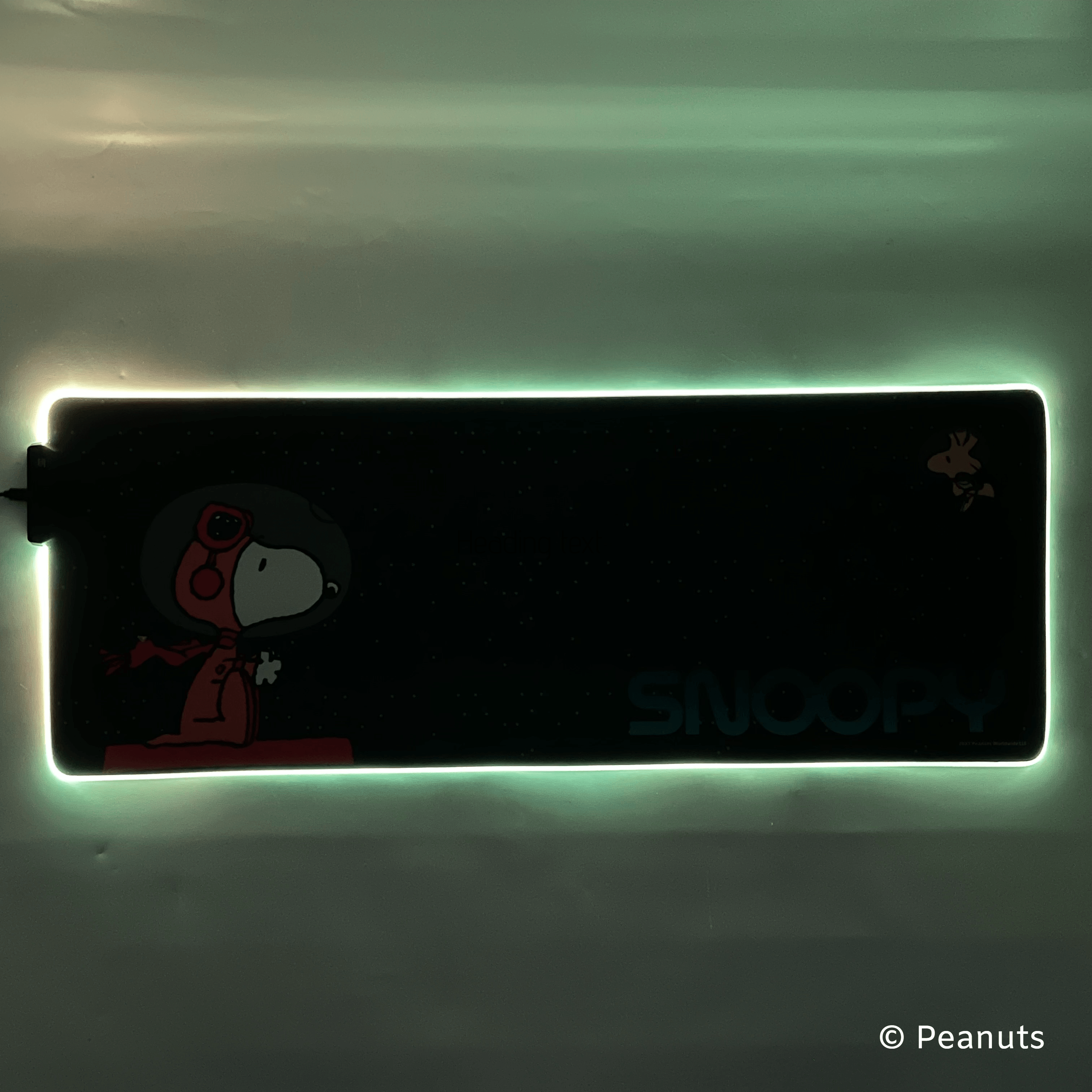 Peanuts - LED Desk Pad Space Fly - KLOSH