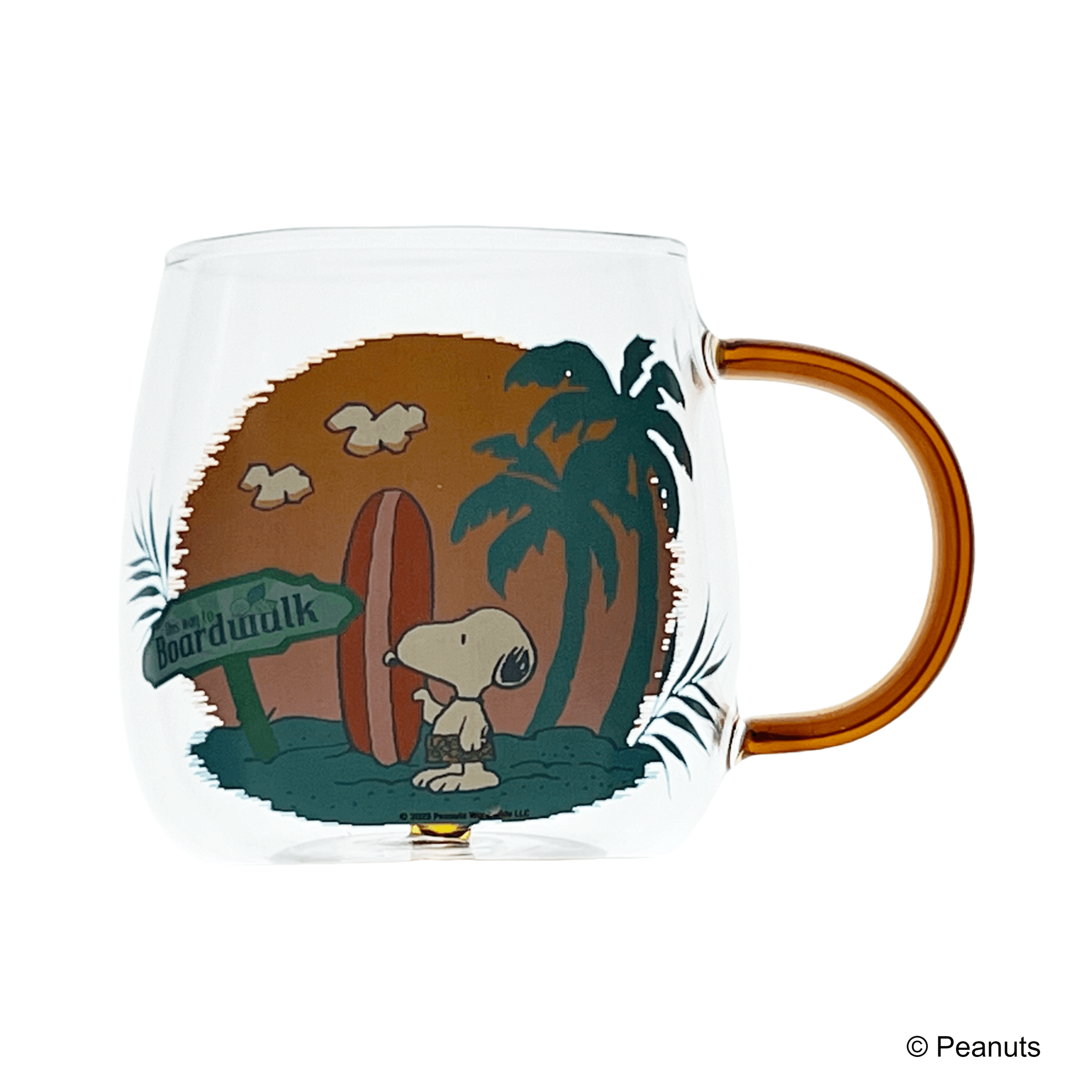 Peanuts Snoopy - Borosilicate Glass Beach - KLOSH