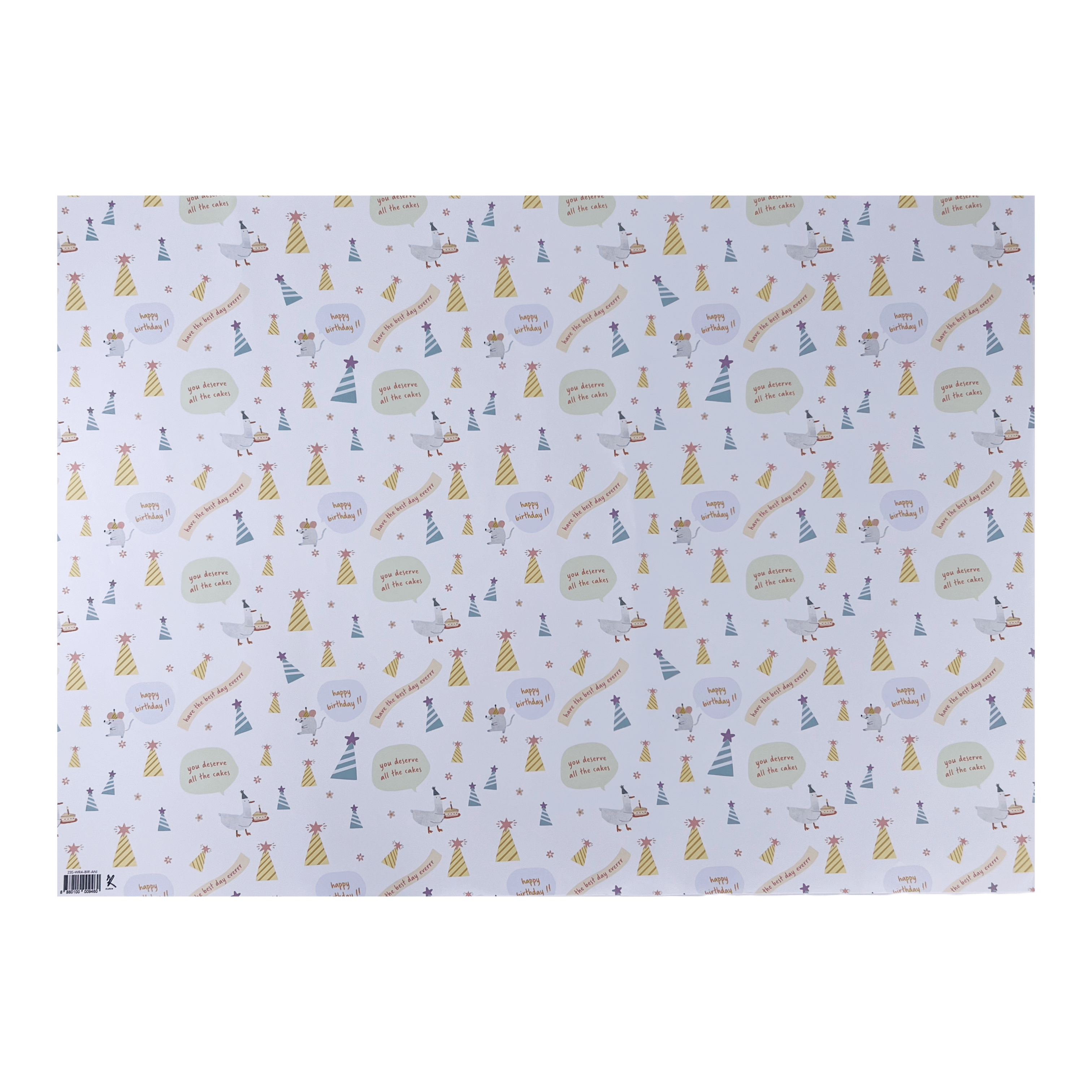 Wrapping Paper Birthday Animals - KLOSH