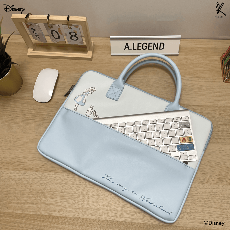 Alice in Wonderland - Minimalist PU Leather Laptop Case - KLOSH