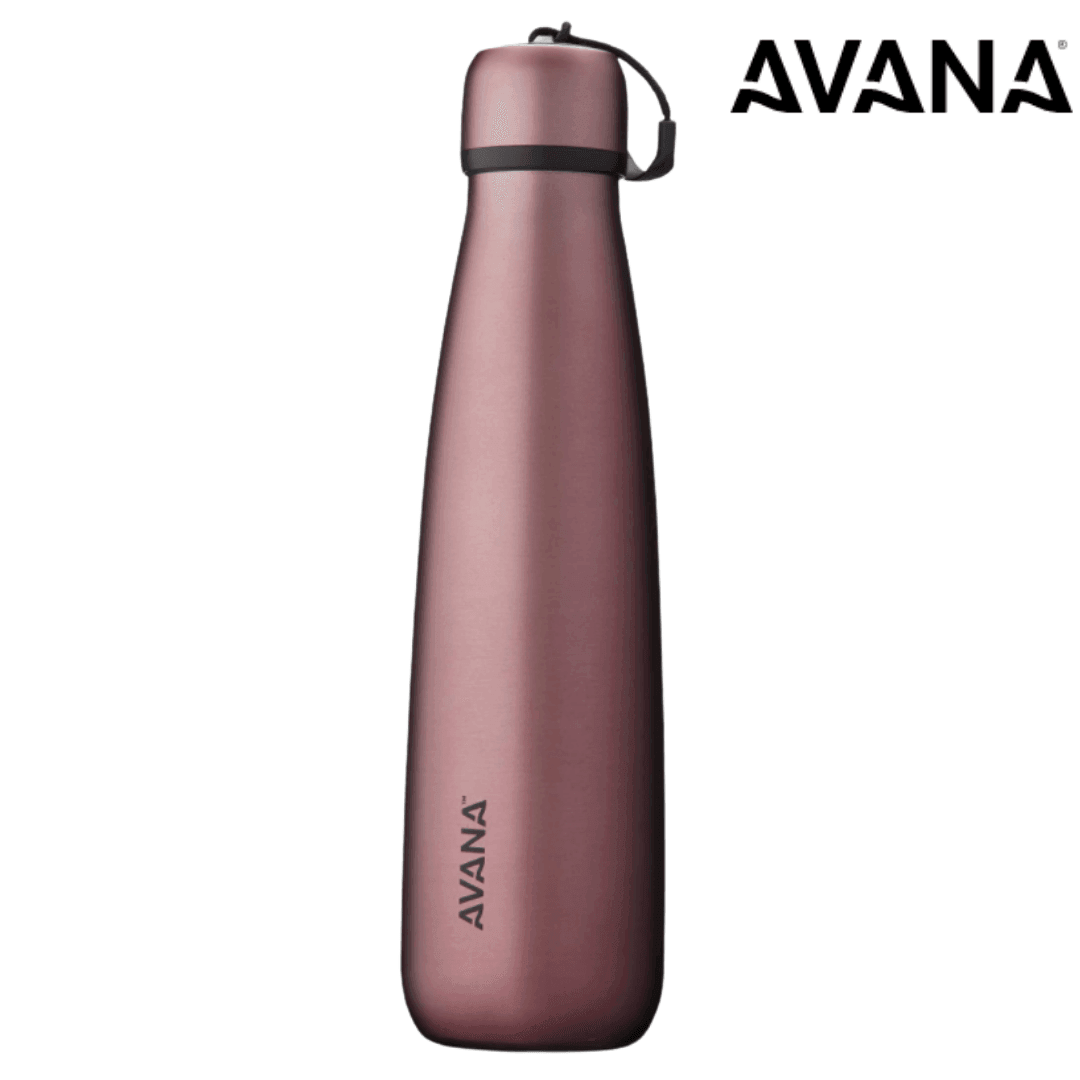 Avana Ashbury - Stainless Steel Double-Wall Insulated Water Bottle 18oz (523ml) - KLOSH