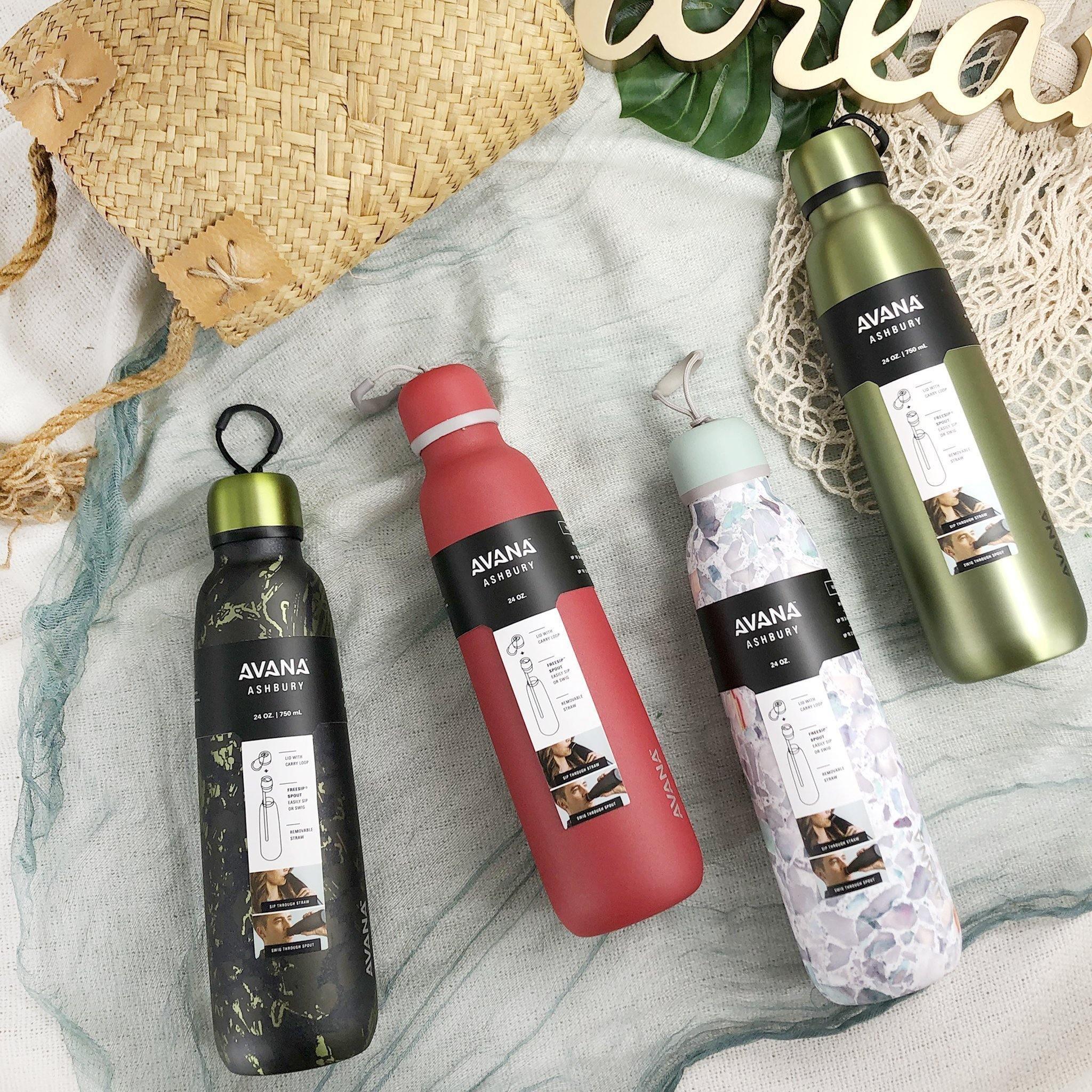 Avana Ashbury Stainless Steel Double-Wall Insulated Water Bottle 24oz (710ml) - KLOSH