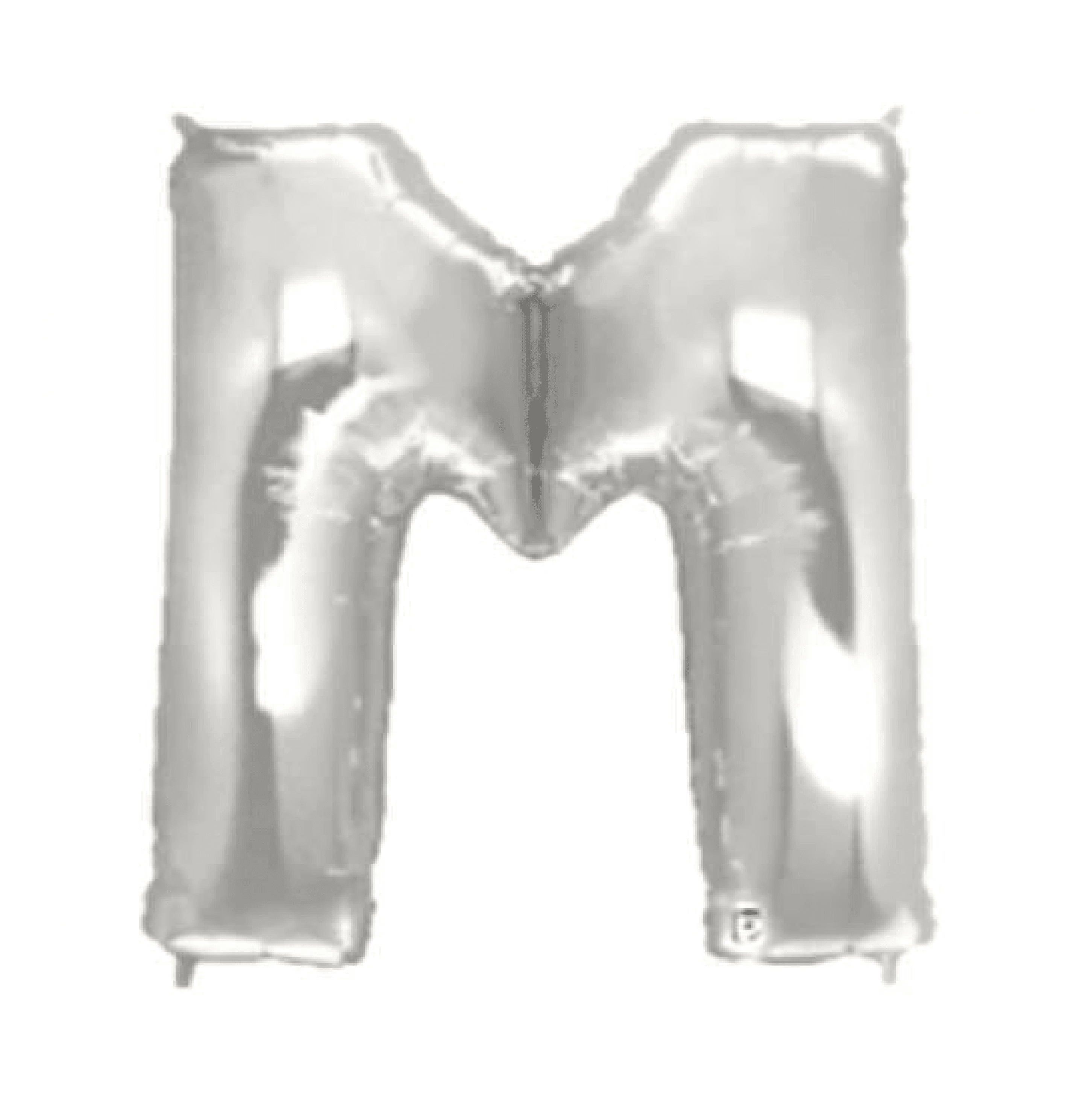 Balloon - Foil Alphabet 14" M Silver - KLOSH