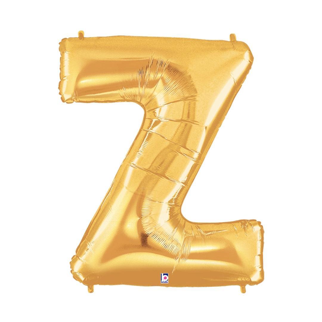 Balloon - Foil Alphabet 14" Z Gold - KLOSH