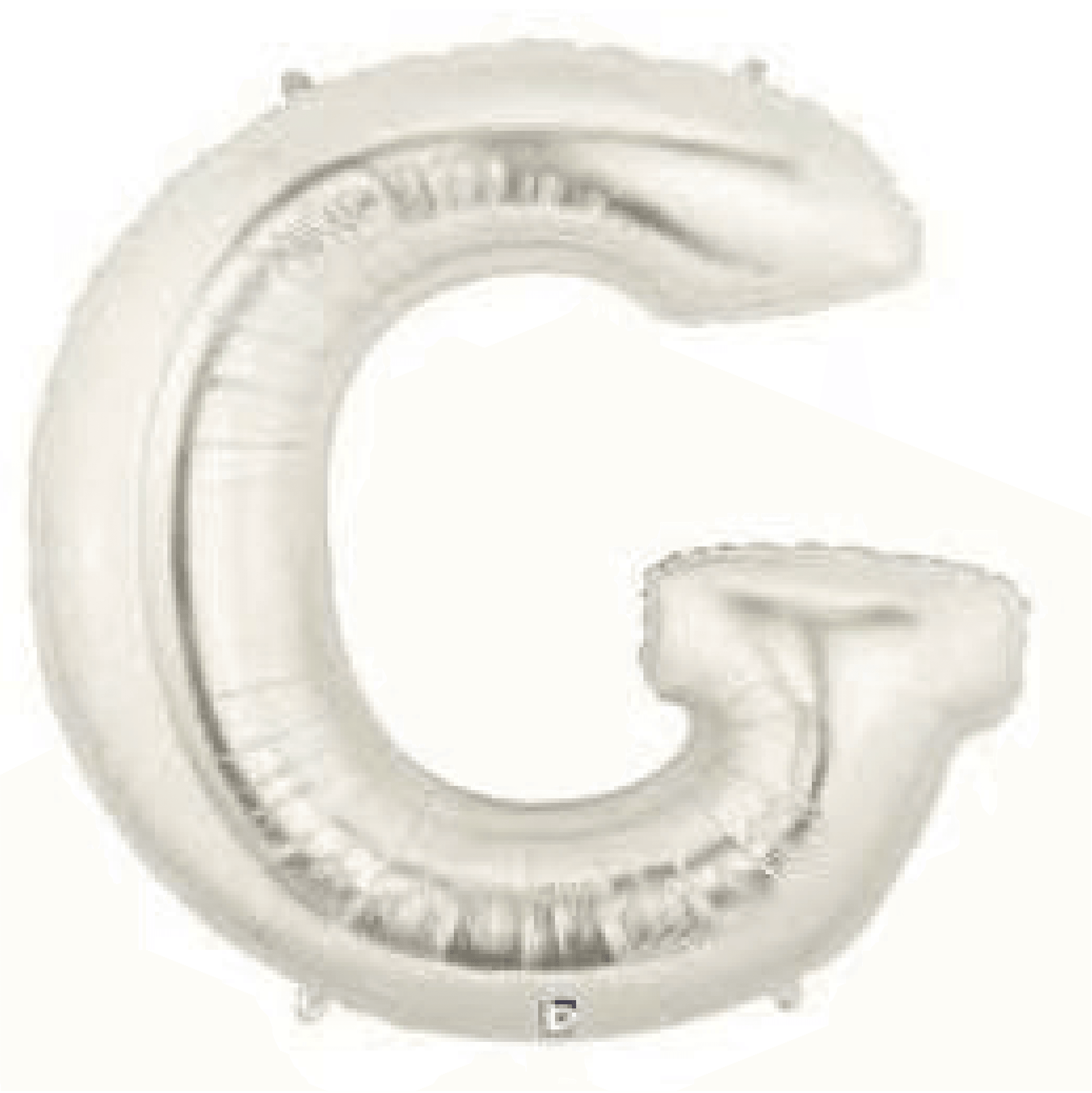 Balloon - Foil Alphabet 40" G Silver - KLOSH