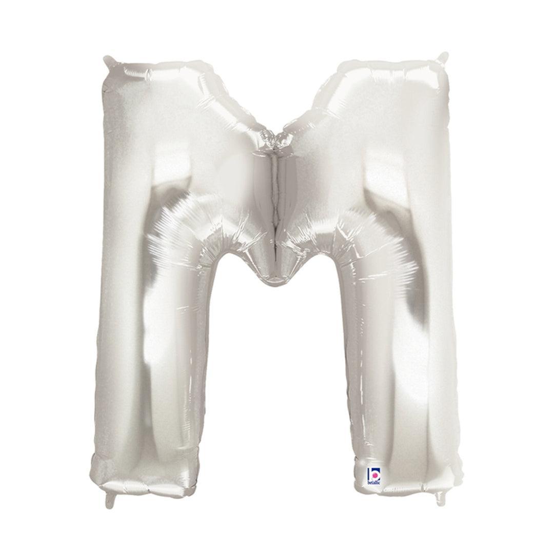 Balloon - Foil Alphabet 40" M Silver - KLOSH