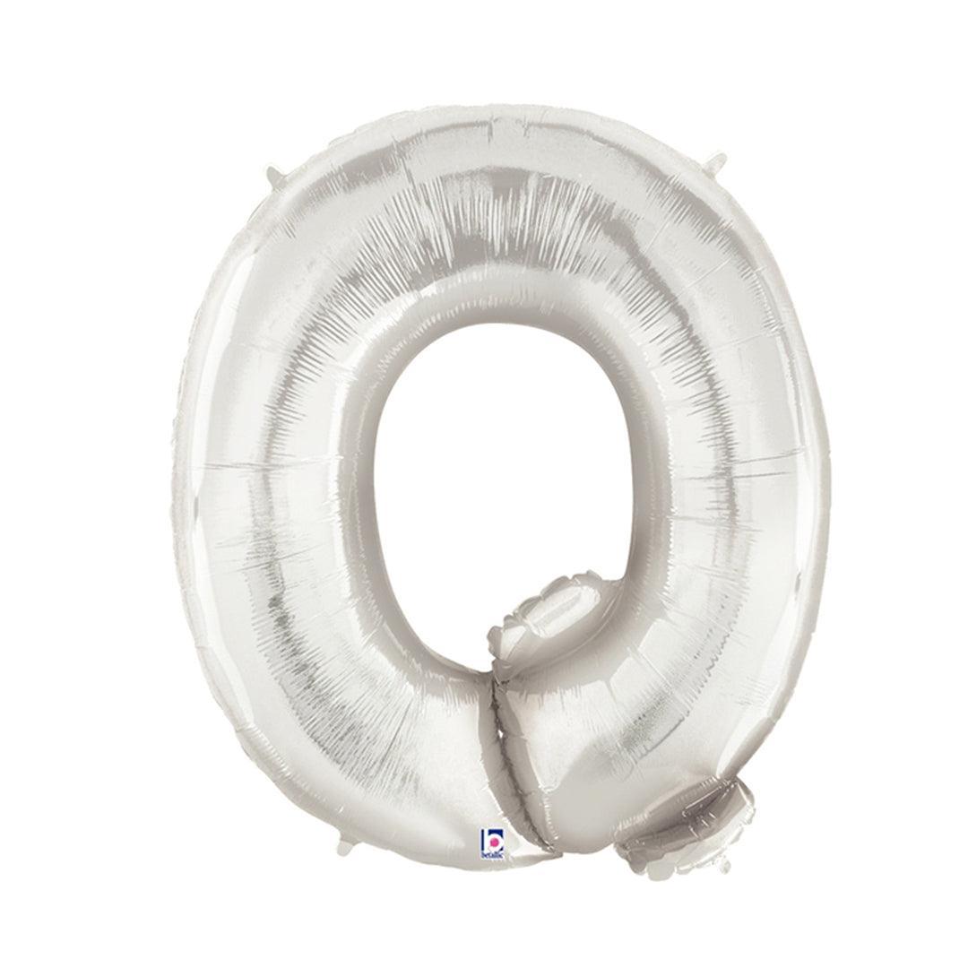 Balloon - Foil Alphabet 40" Q Silver - KLOSH