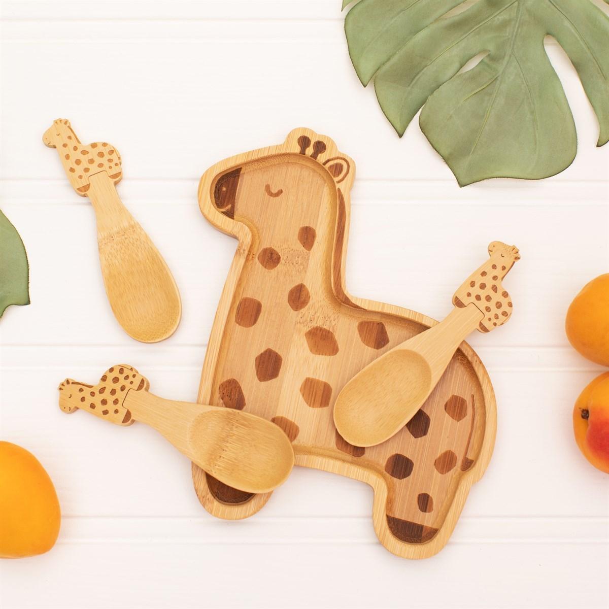 Bamboo Plate - Gigi Giraffe - KLOSH