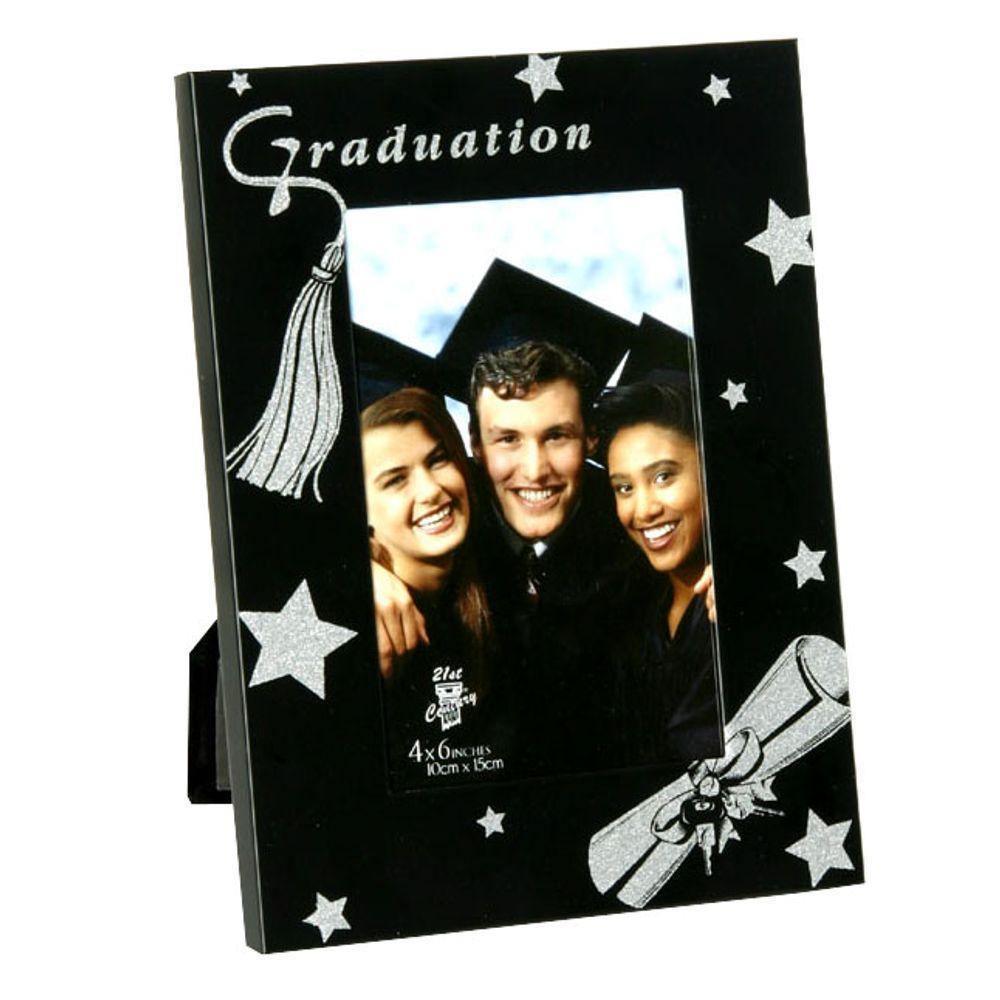 Black Photo Frame - Graduation 6 x 4" - KLOSH