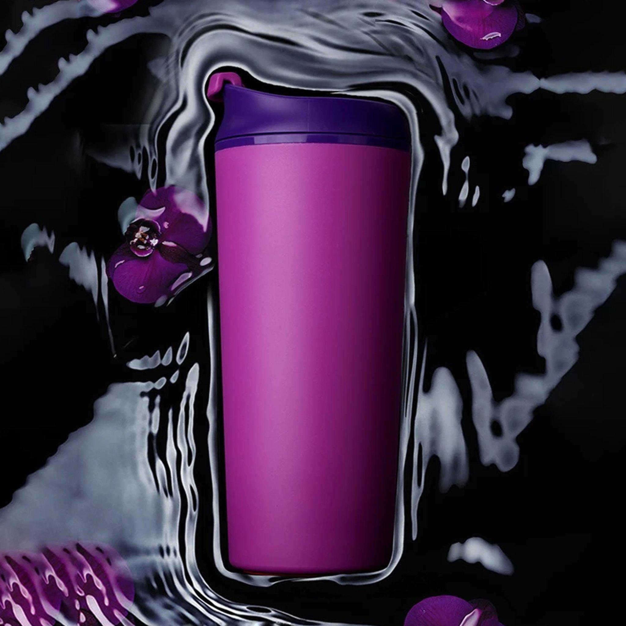 Bottle - Artiart Deer Suction Bottle Purple - KLOSH