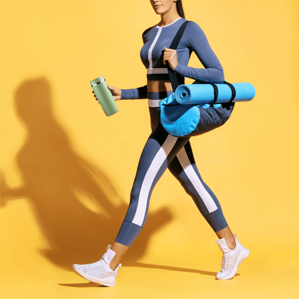 Bottle - Artiart Suction Ostrich Bottle Dark Grey - KLOSH