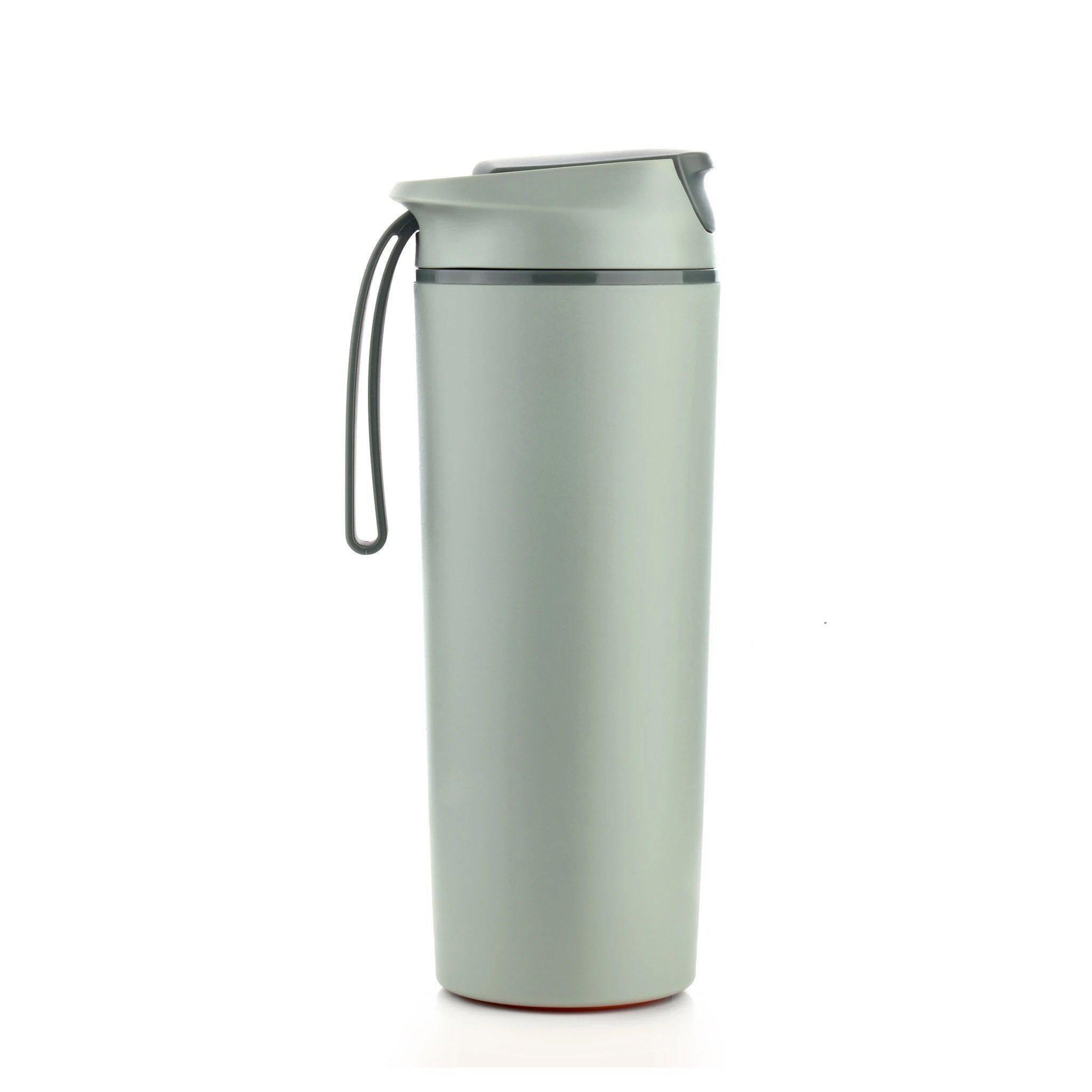 Bottle - Artiart Suction Rhino Bottle Green - KLOSH