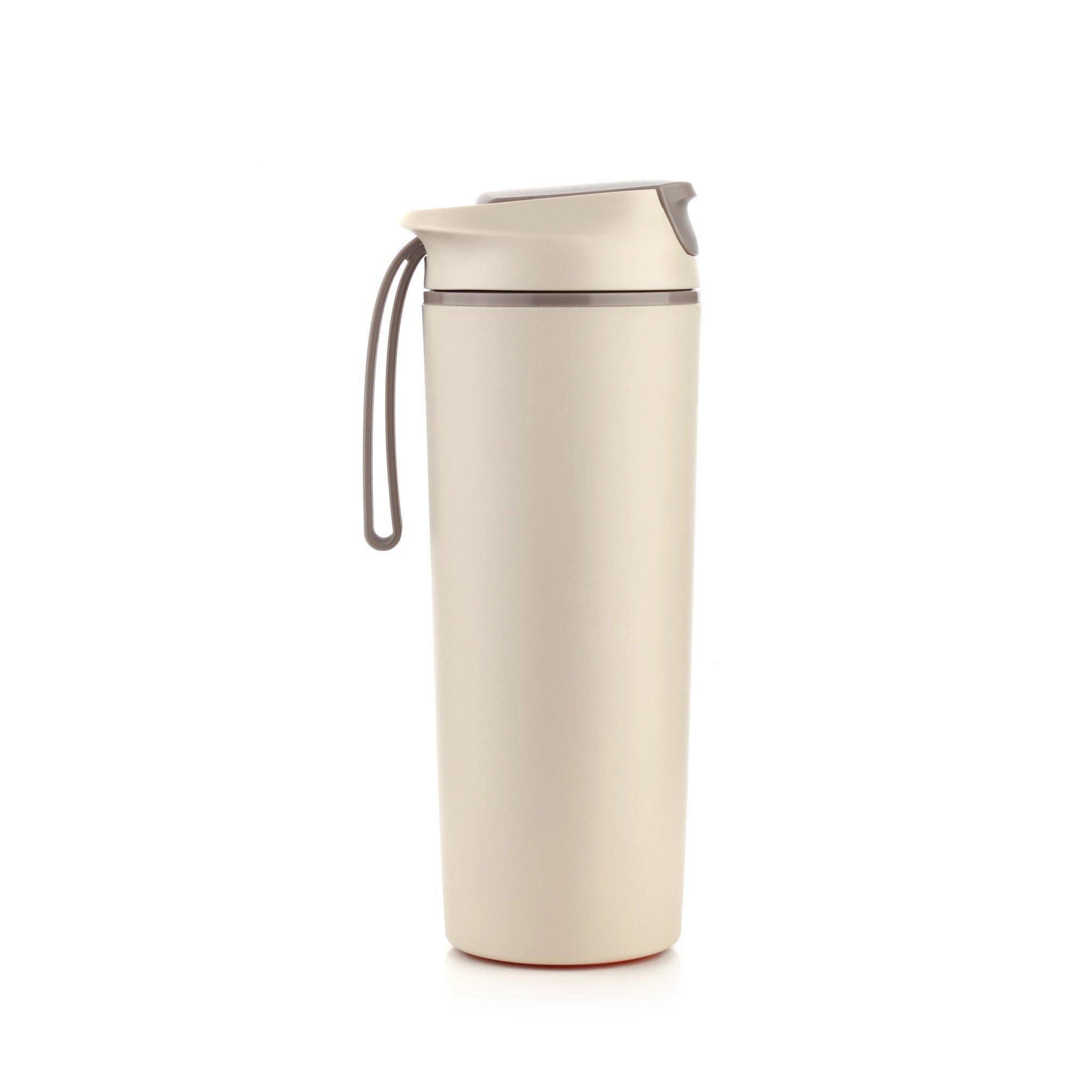 Bottle - Artiart Suction Rhino Bottle White - KLOSH