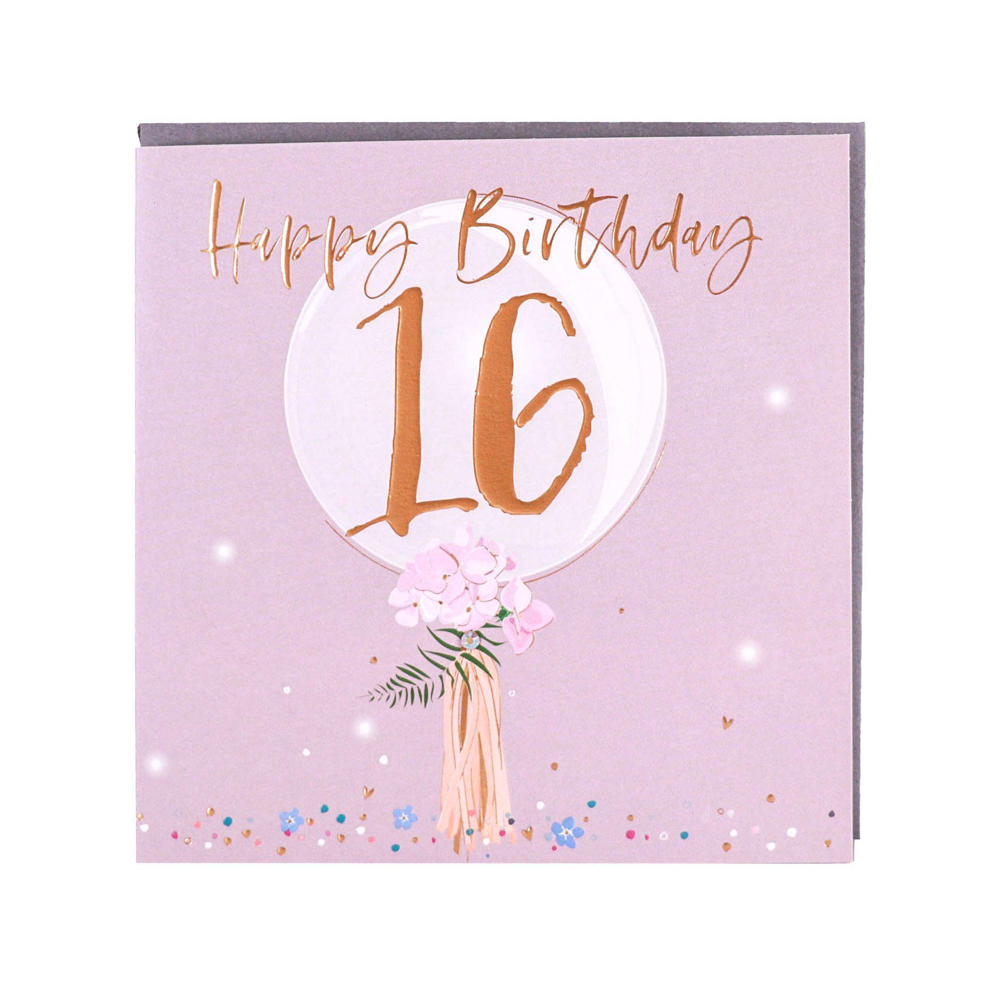 Card - 16th Birthday - KLOSH