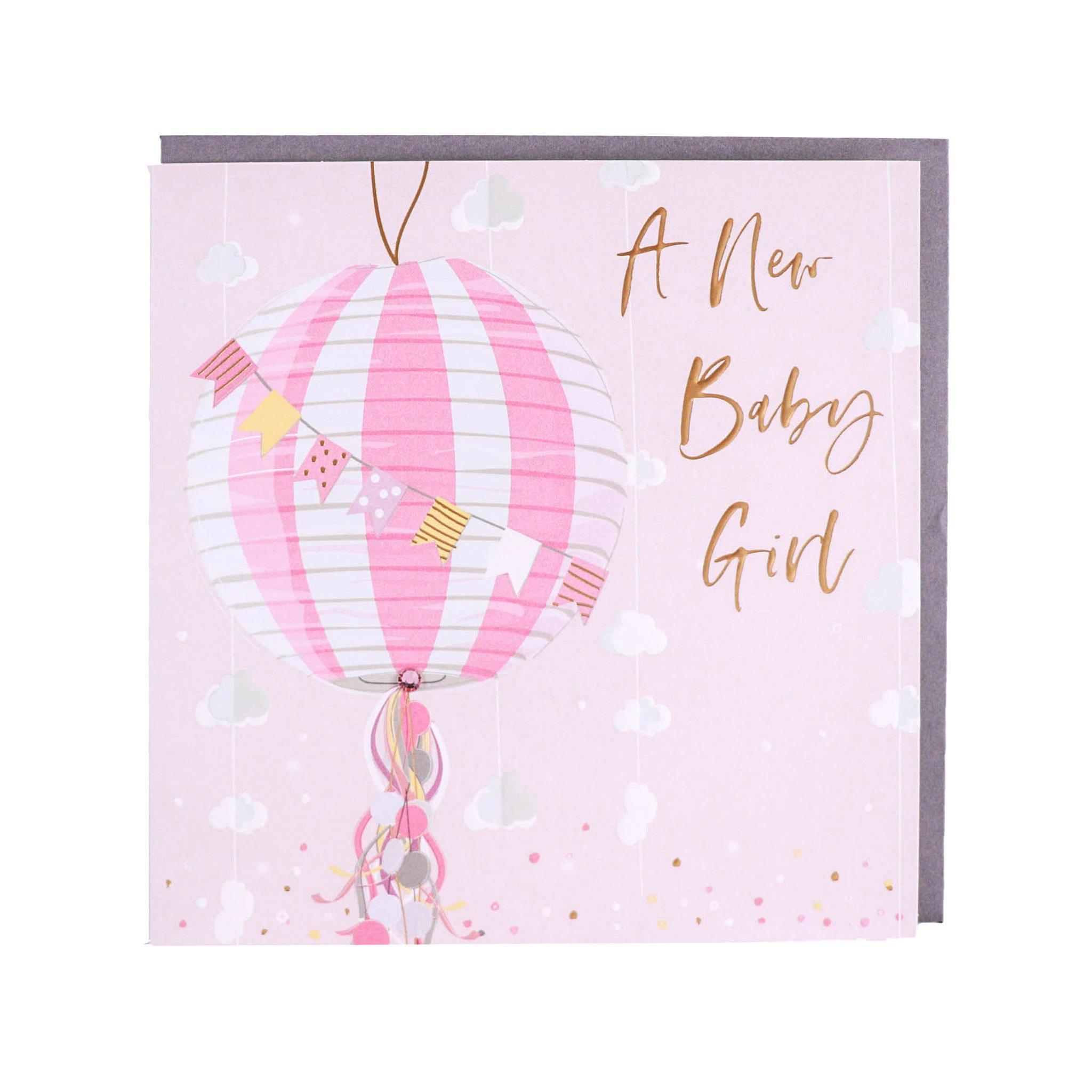 Card - Baby Girl Lantern - KLOSH
