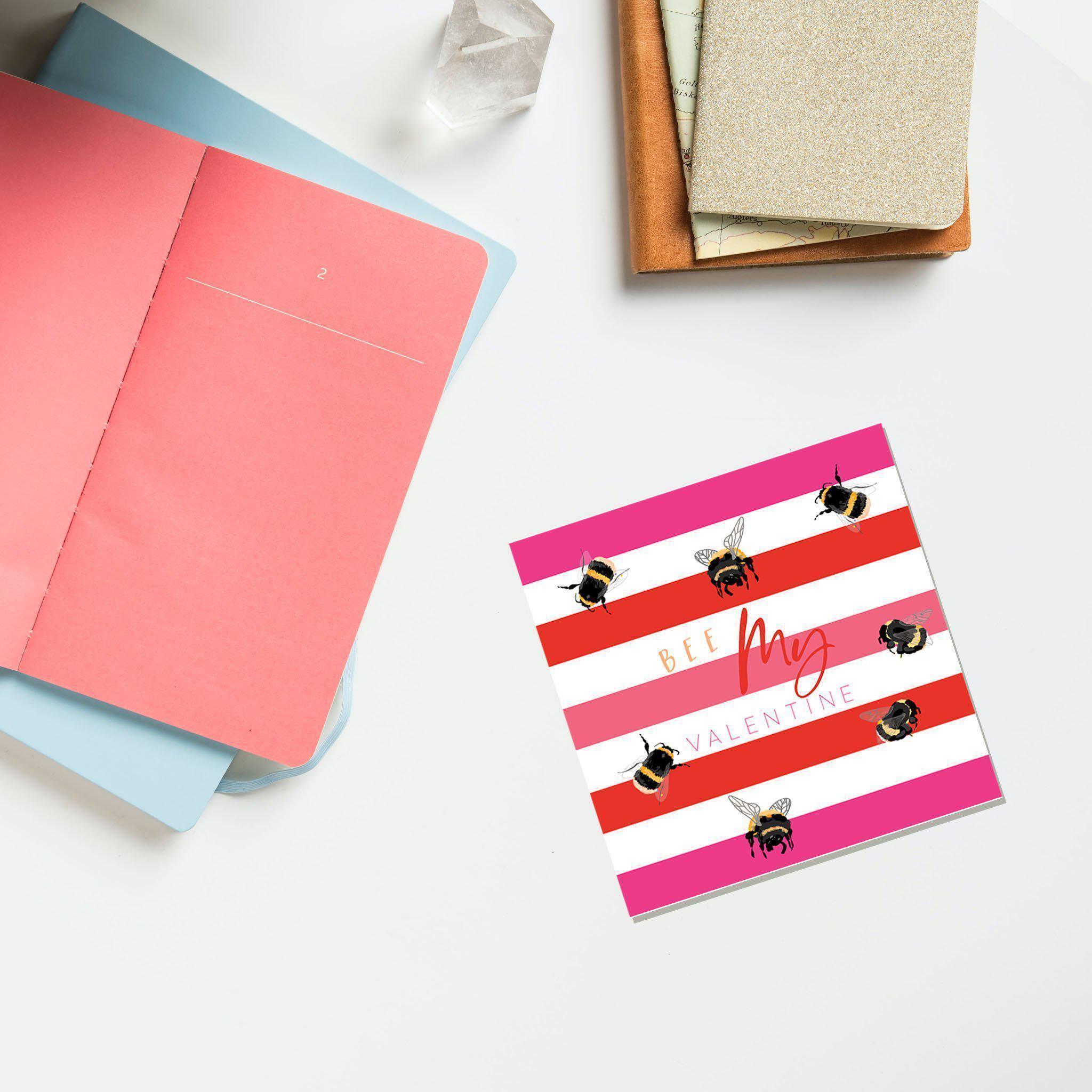 Card - Bee My Valentine - KLOSH