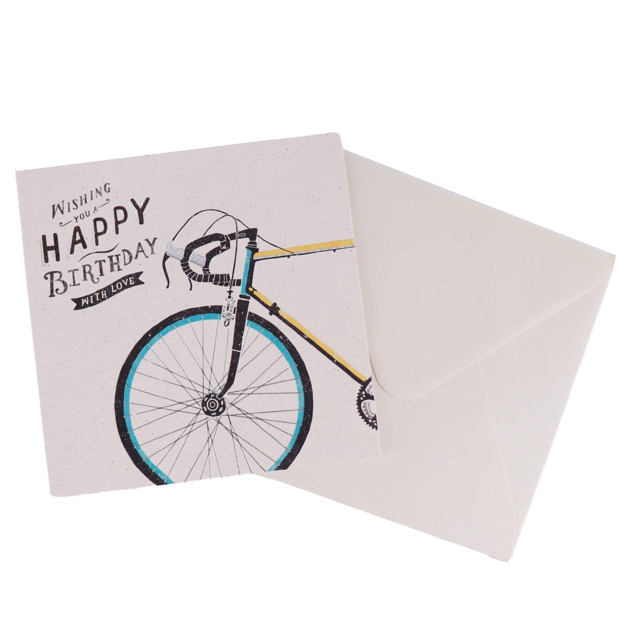 Card - Bicycle Happy Birthday - KLOSH