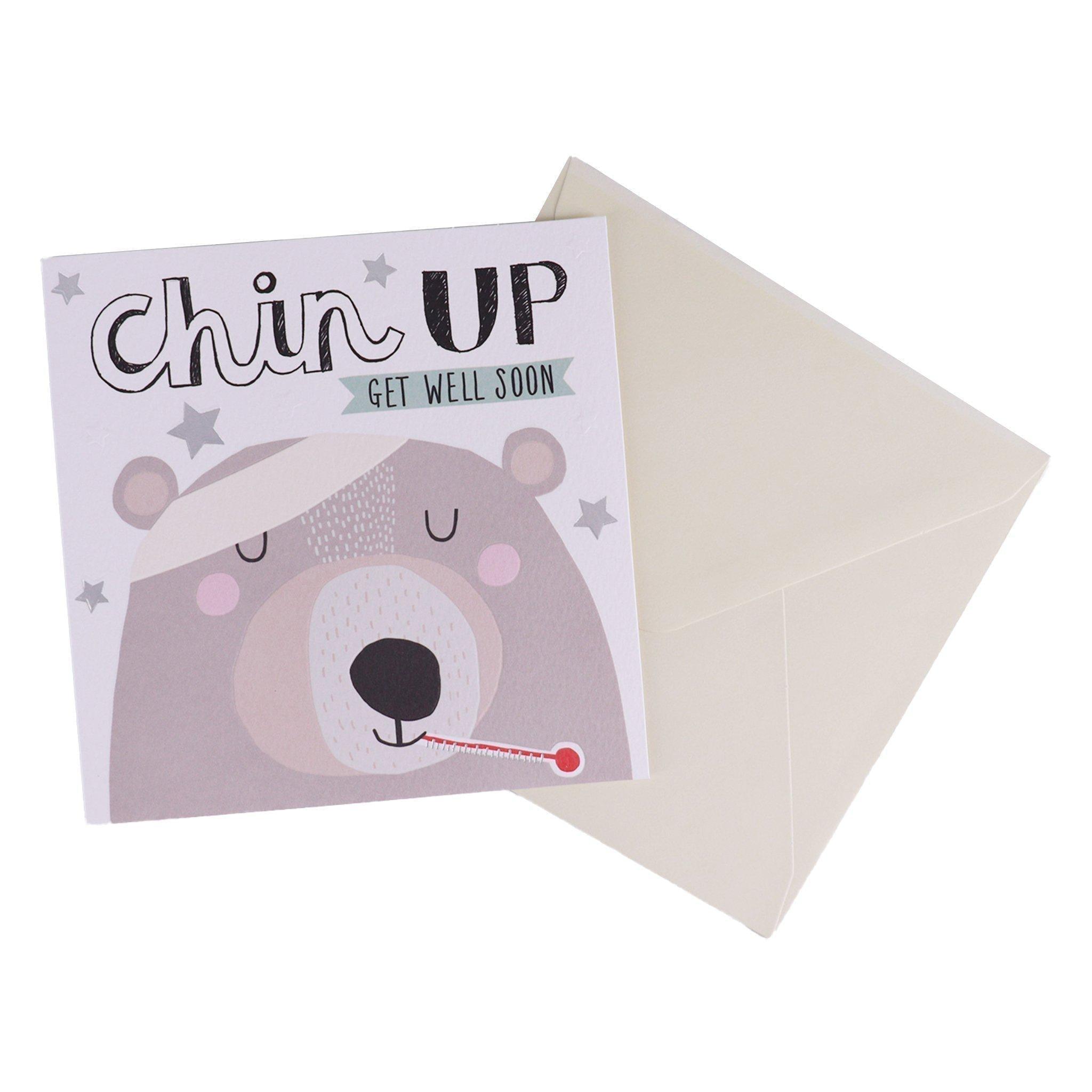 Card - Chin Up Get Well Soon - KLOSH