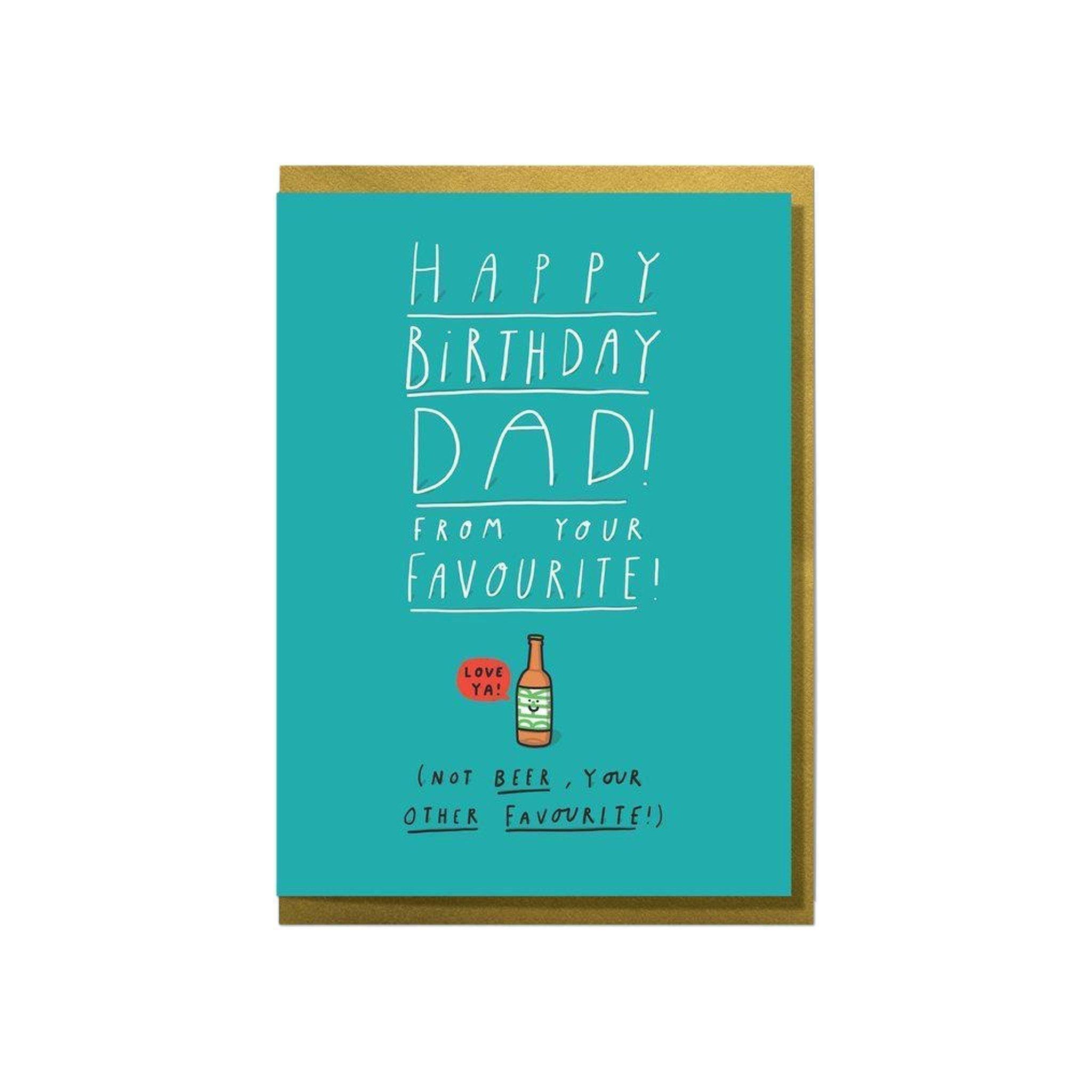 Card - Dad's Other Favourite - KLOSH