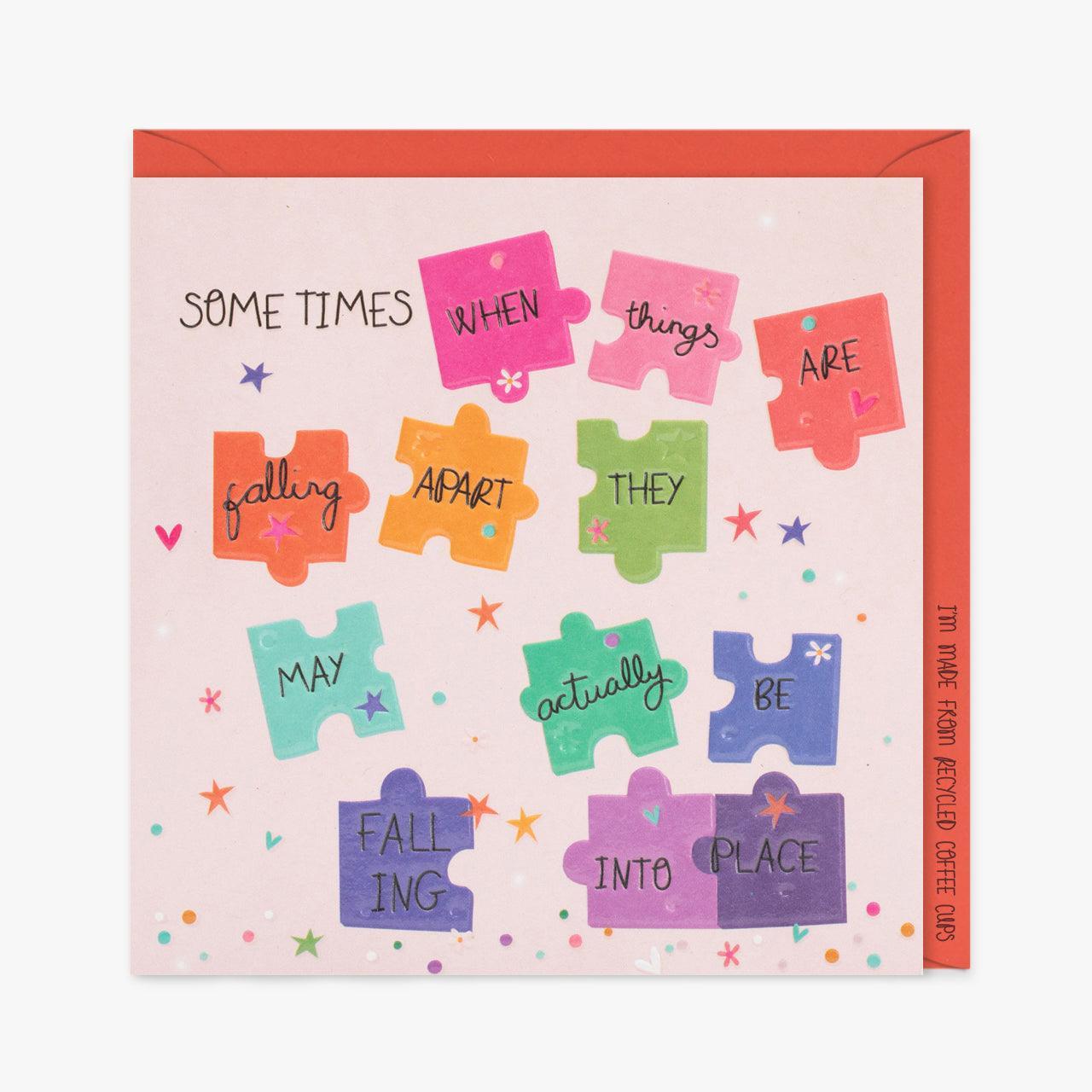 Card - Falling into Place - KLOSH