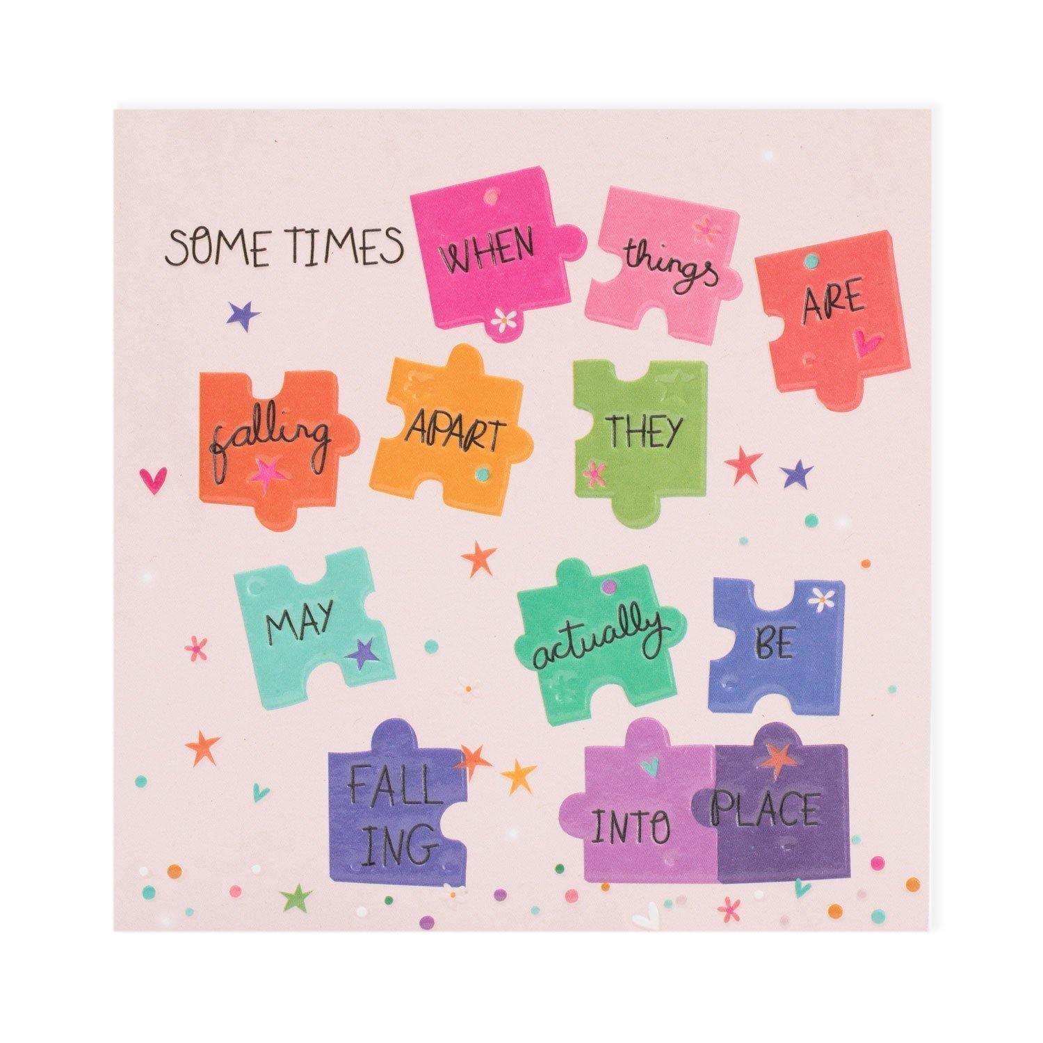 Card - Falling into Place - KLOSH