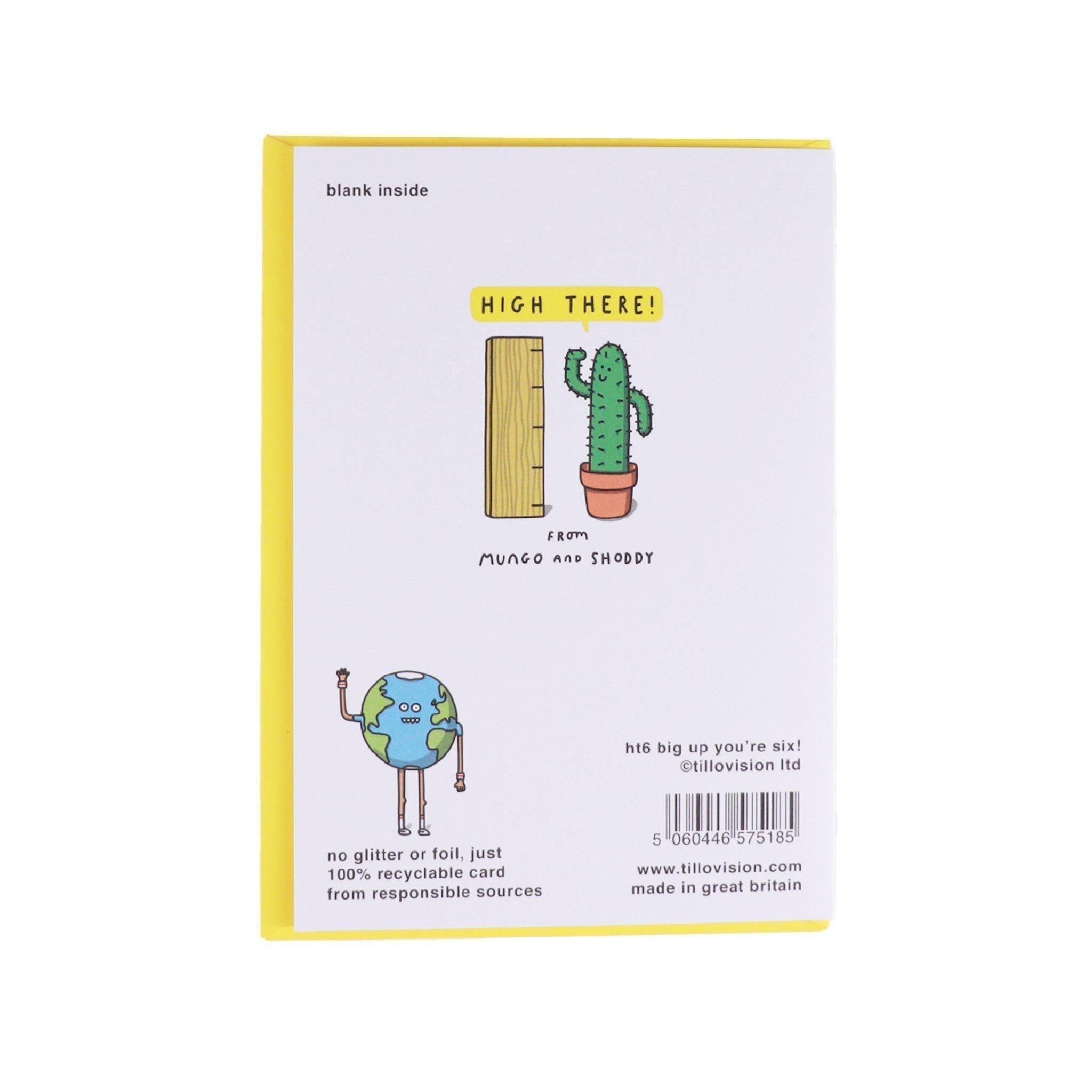 Card - Happy 6th Birthday - KLOSH