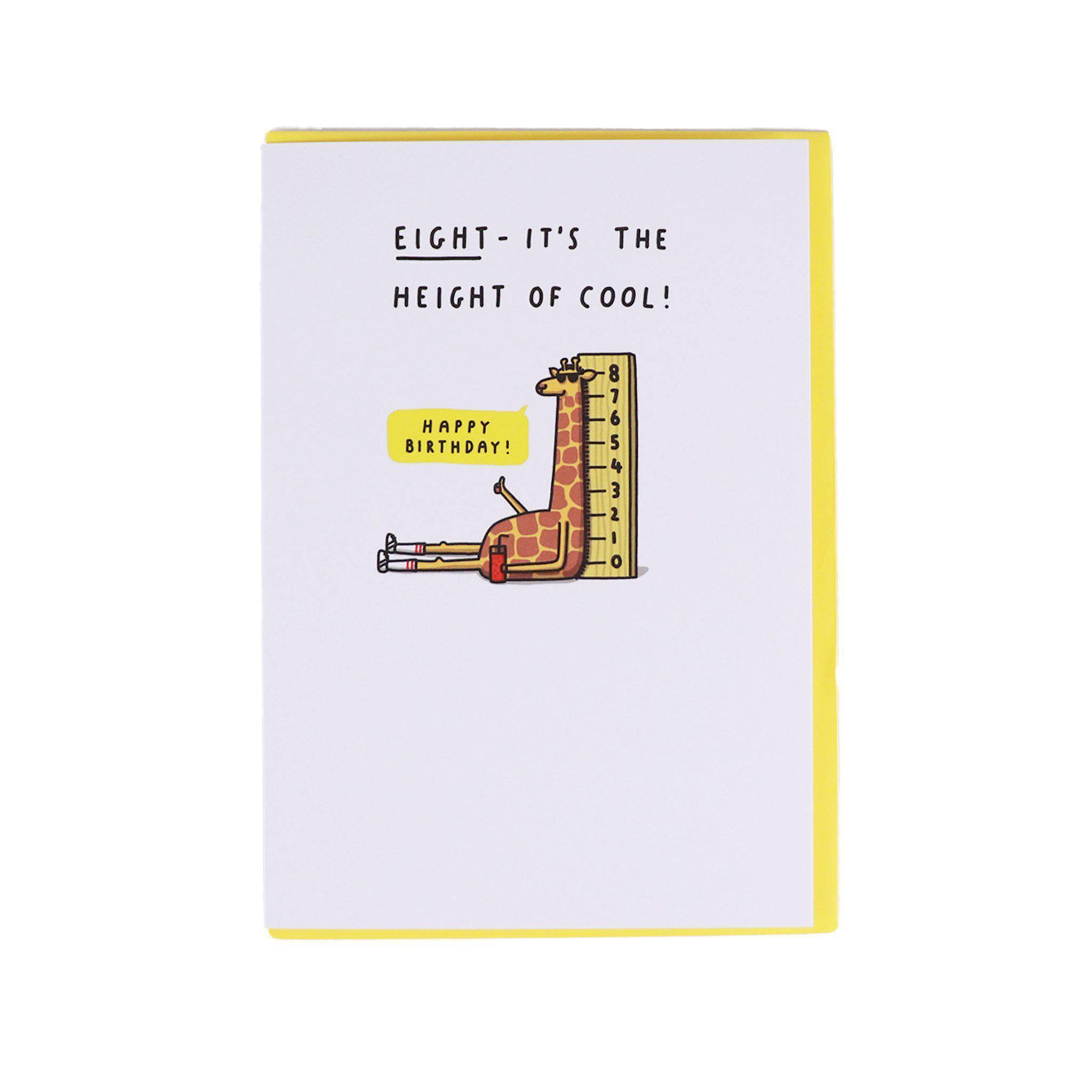 Card Happy 8th Birthday I Klosh Online Greeting Card Store KLOSH