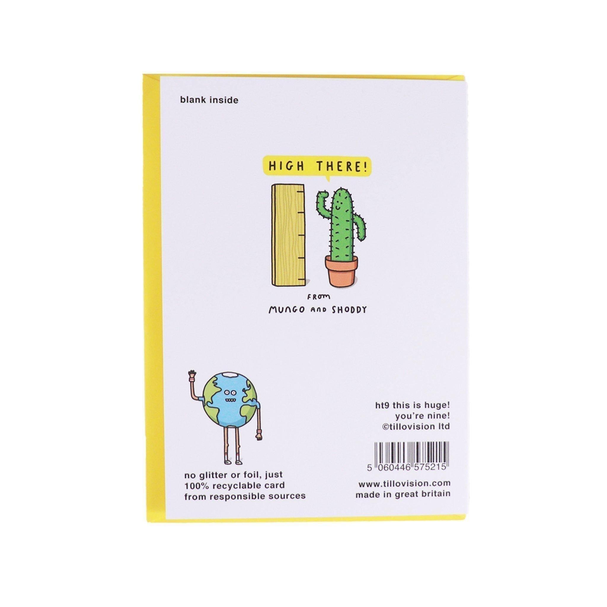 Card - Happy 9th Birthday - KLOSH