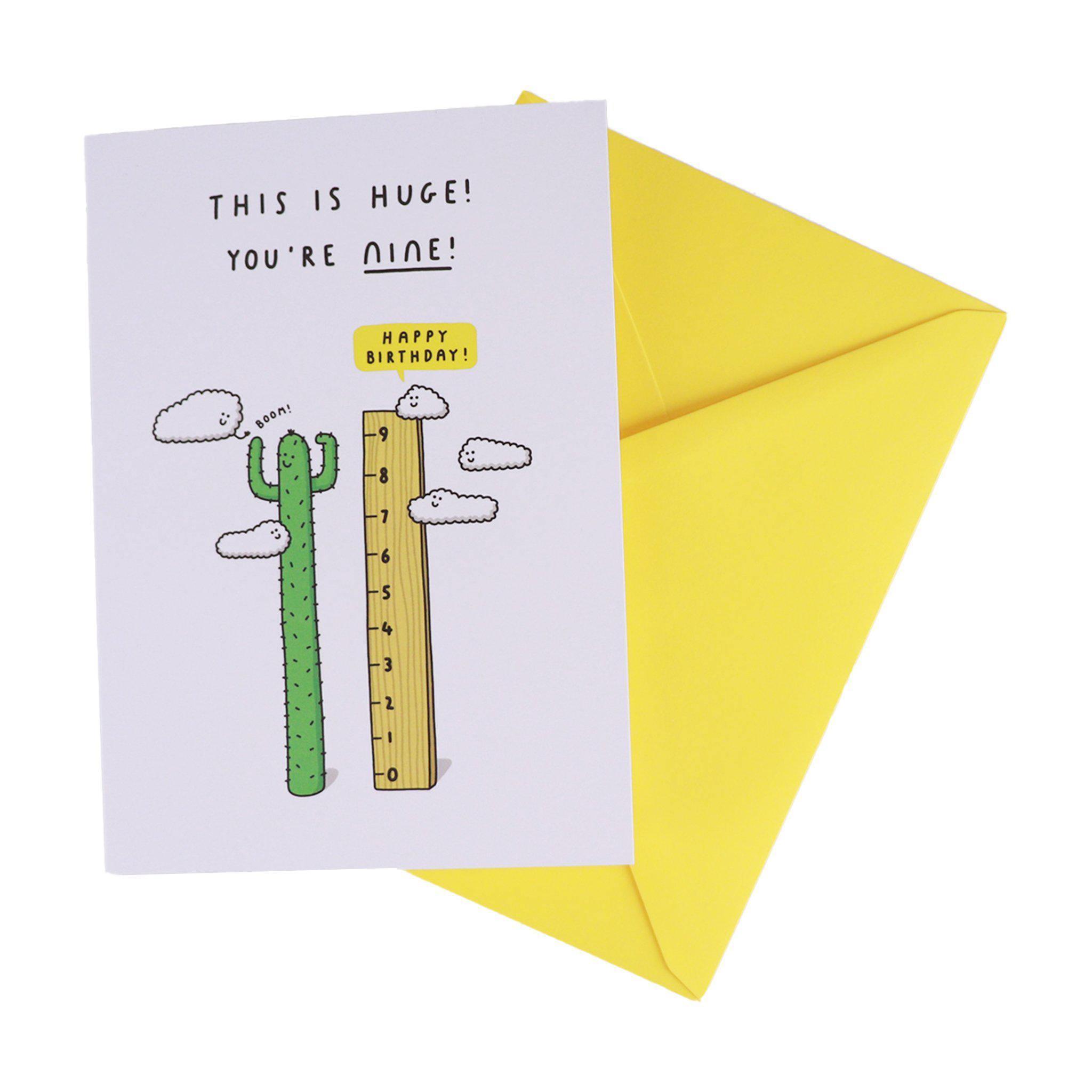 Card - Happy 9th Birthday - KLOSH