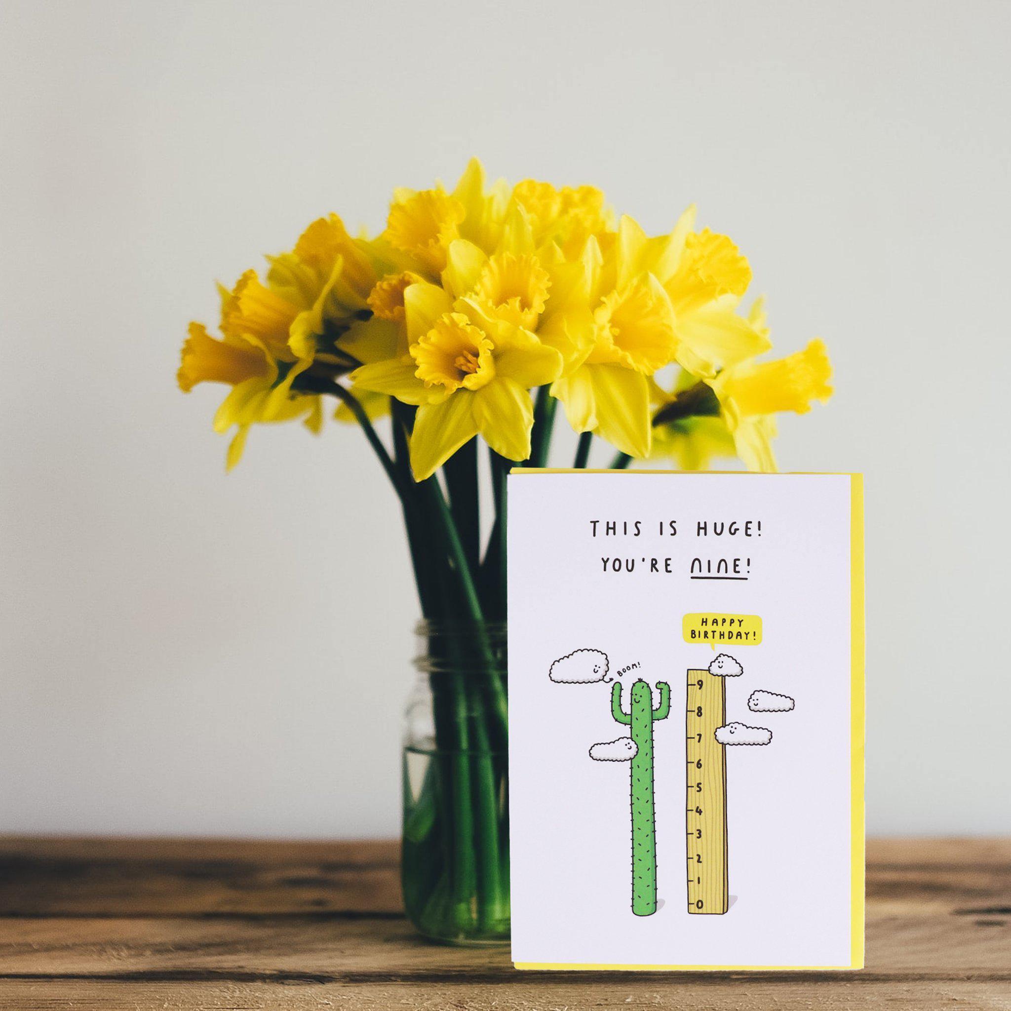 Card - Happy 9th Birthday - KLOSH