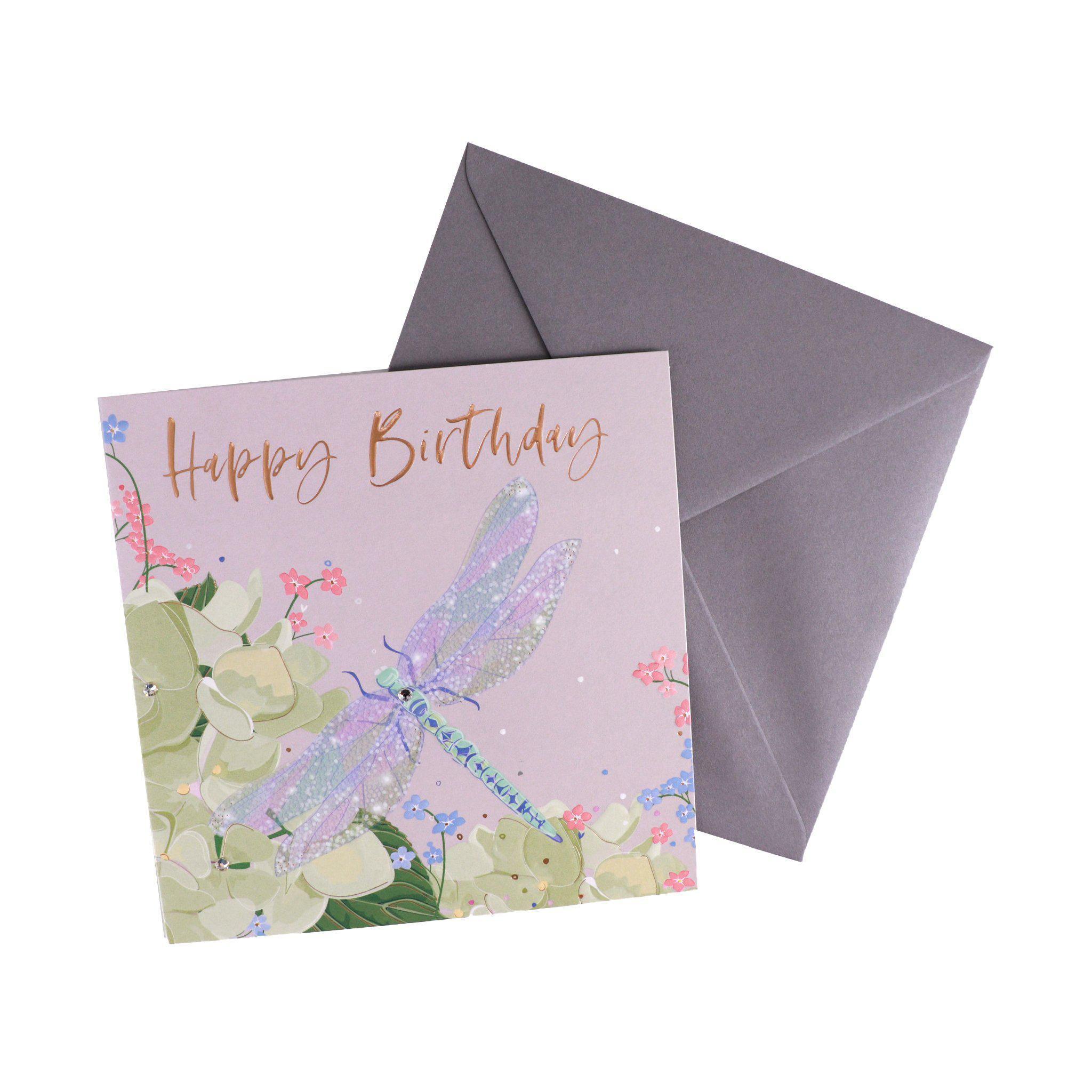 Card - Happy Birthday Dragonfly - KLOSH