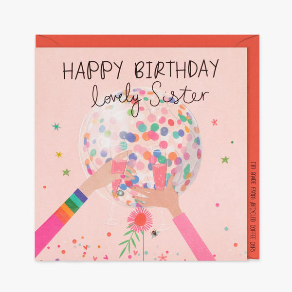Card - Happy Birthday Lovely Sister - KLOSH