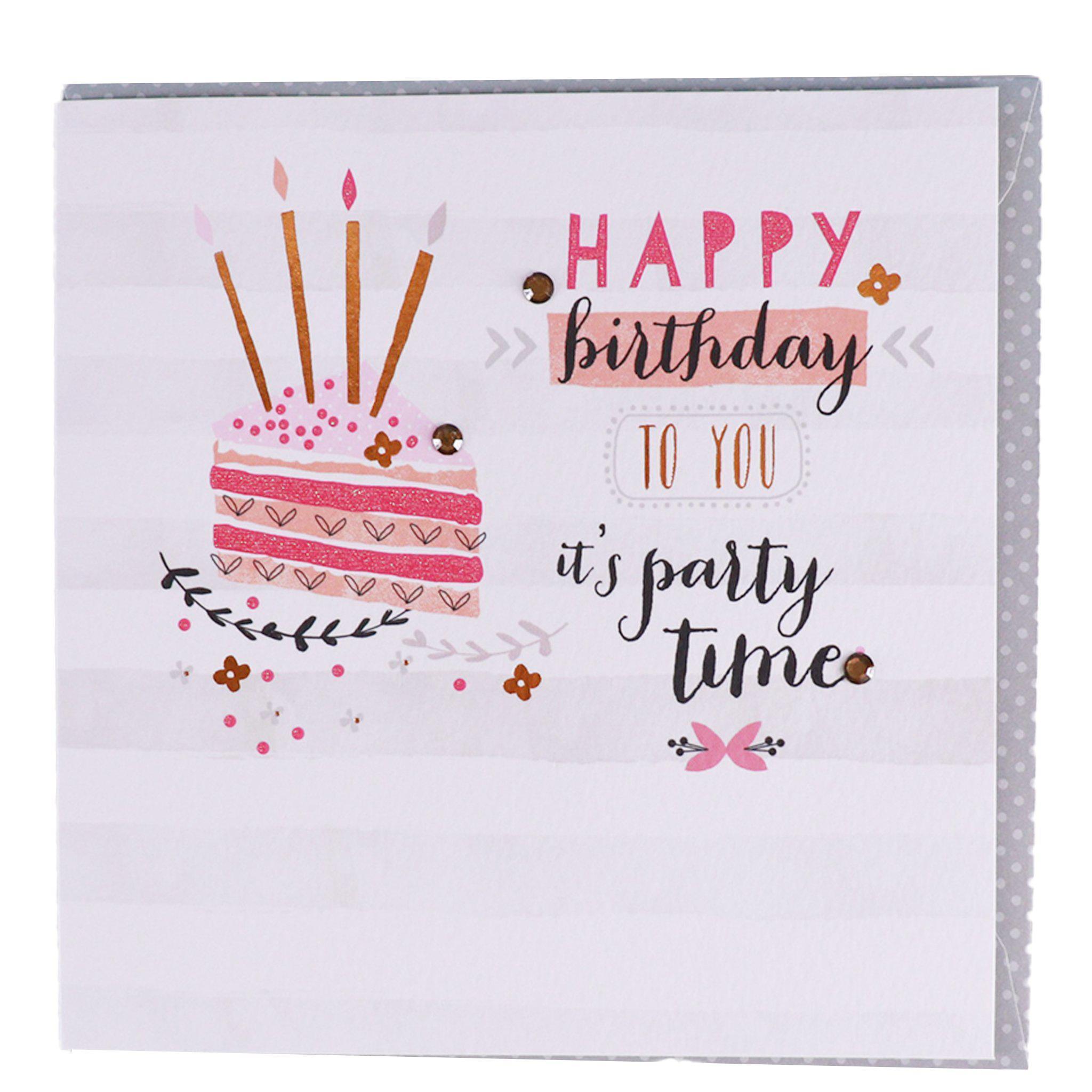 Card - It's Party Time Birthday - KLOSH