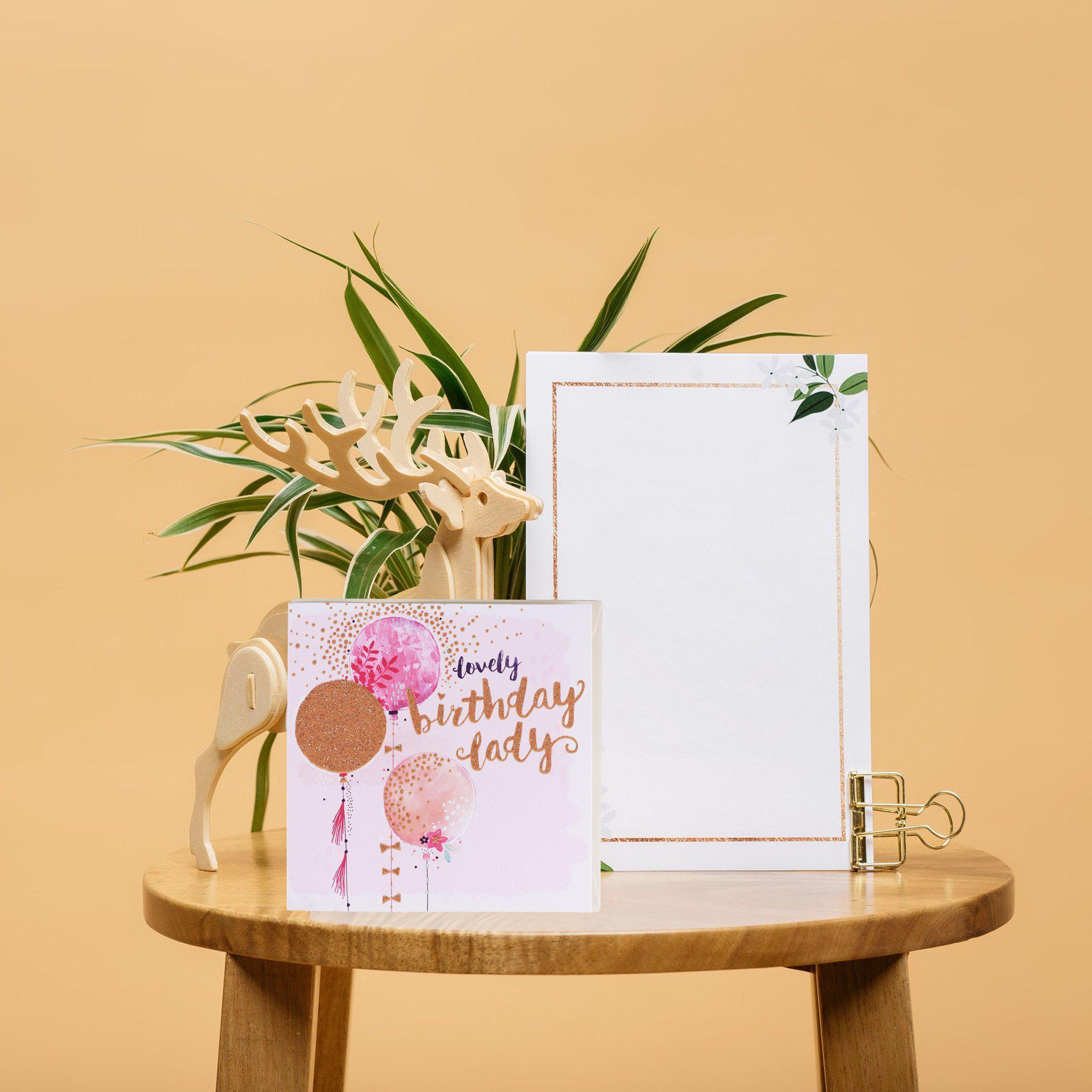 Card - Lovely Birthday Lady - KLOSH