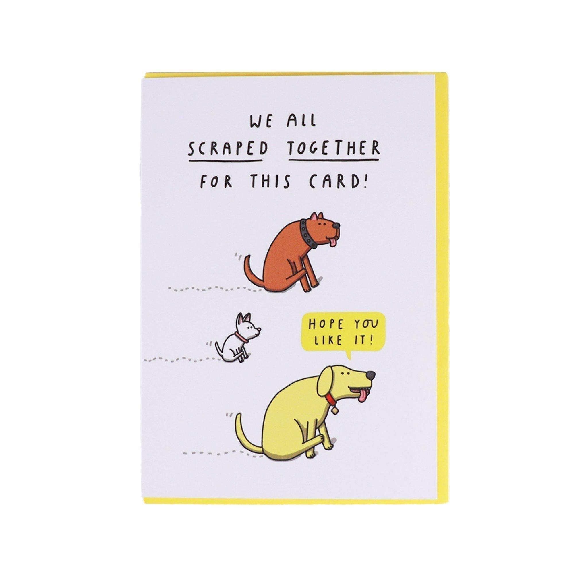 Card Scraped Together I Klosh Online Greeting Card Store KLOSH