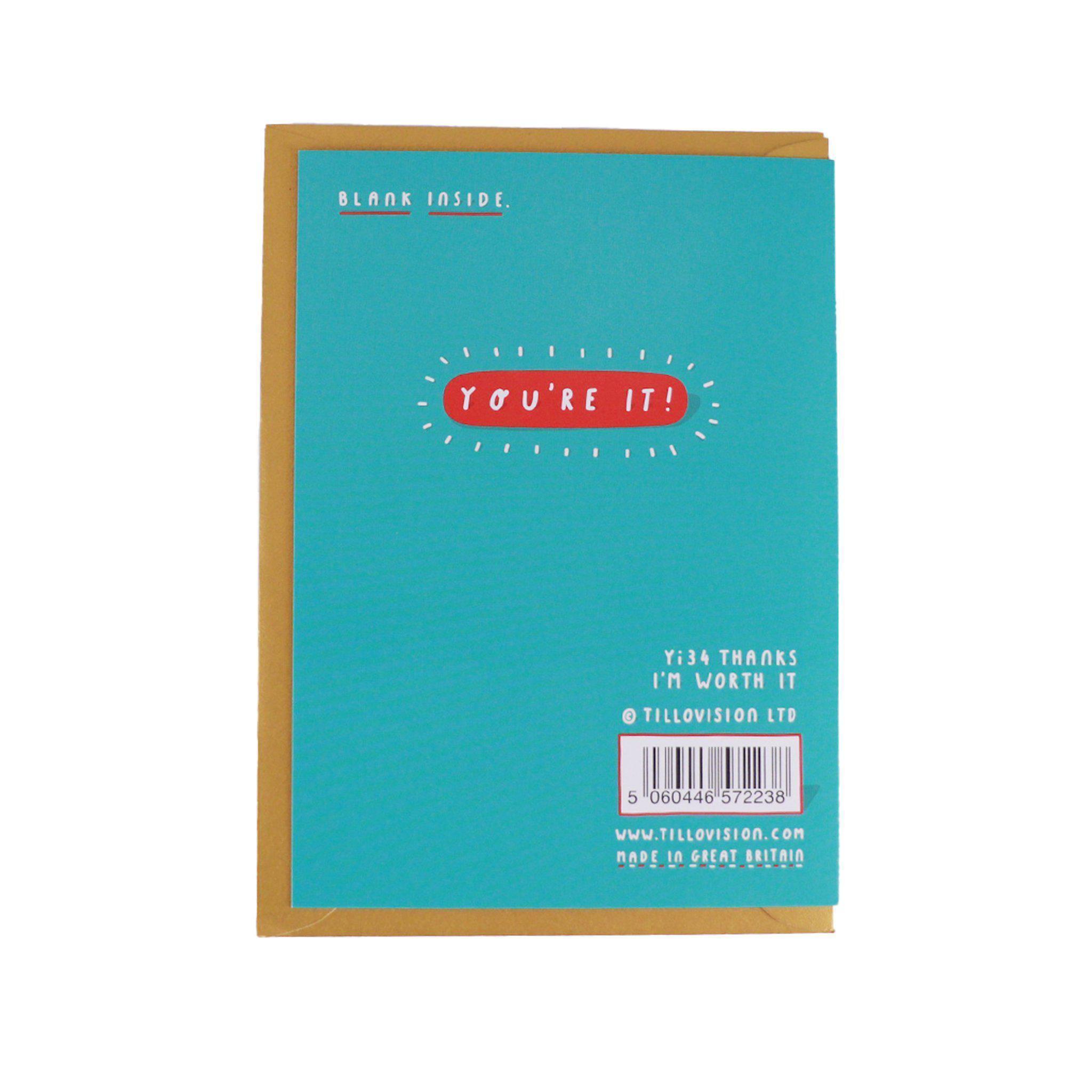 Card - Thanks I'm Worth It - KLOSH