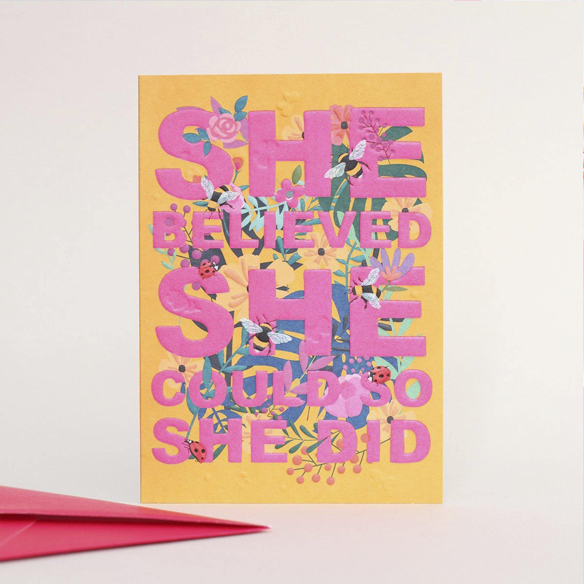Card - Wild Thing She Believed She Could - KLOSH